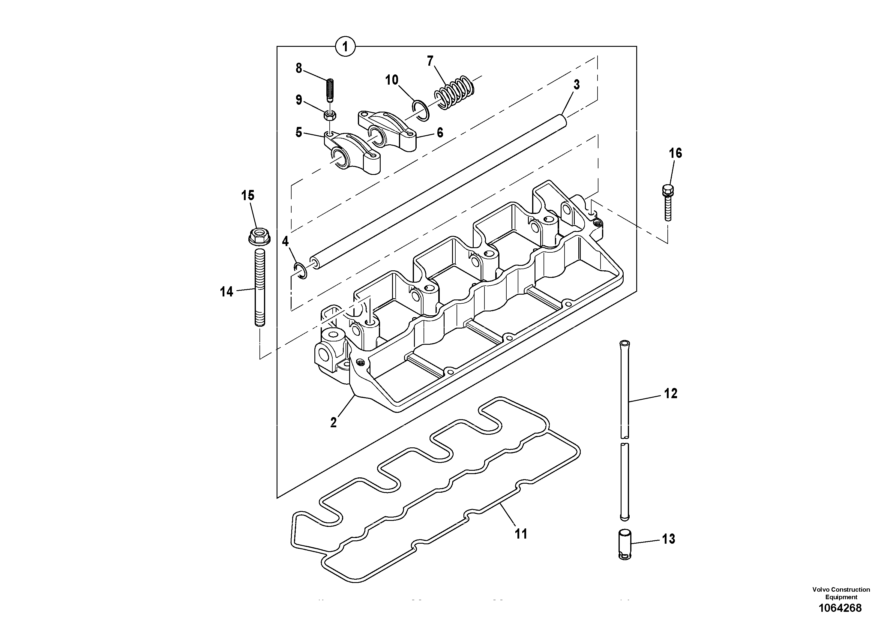 Gasket VOE17404252 VOLVO