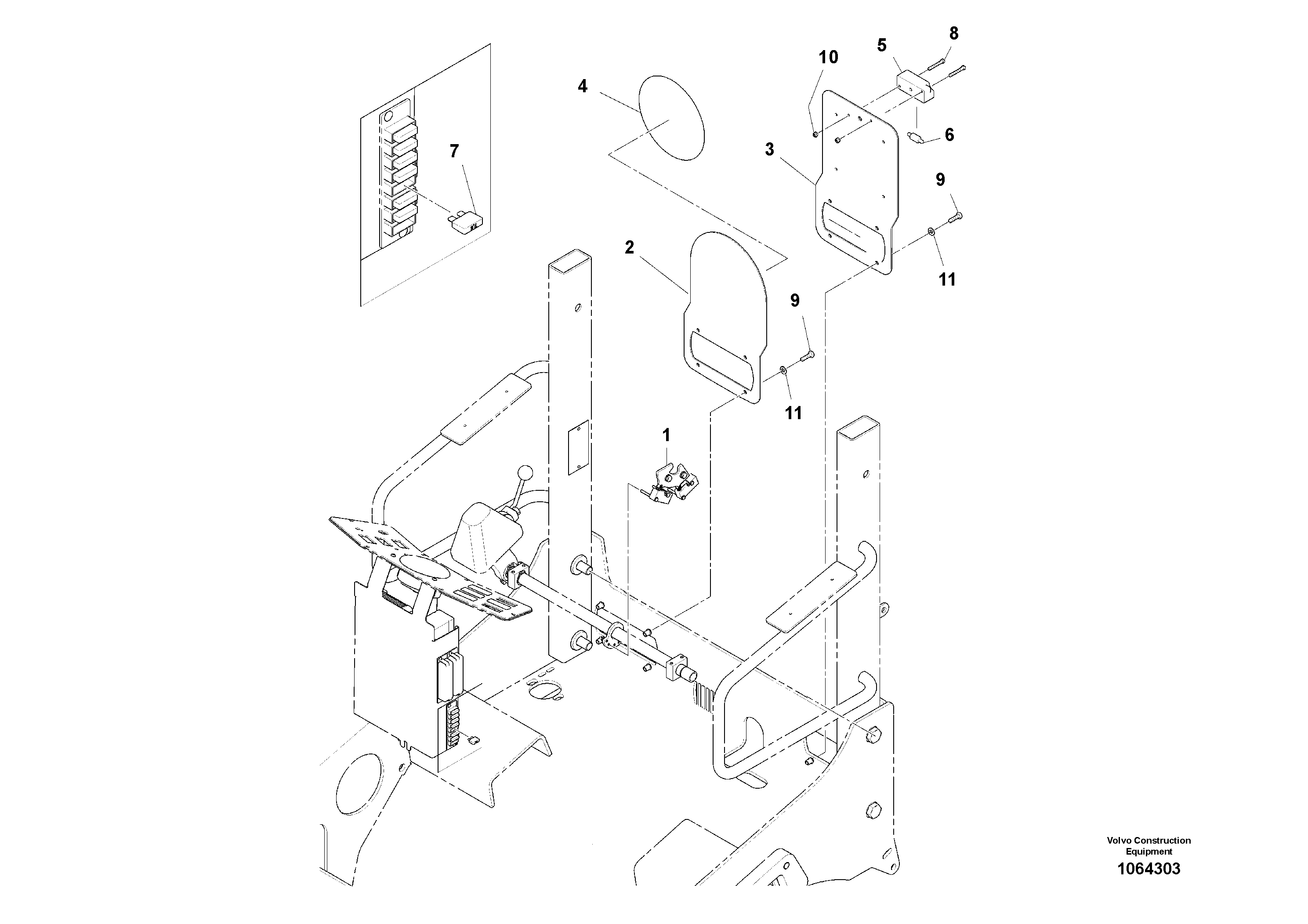 Support Rail RM80886104 VOLVO