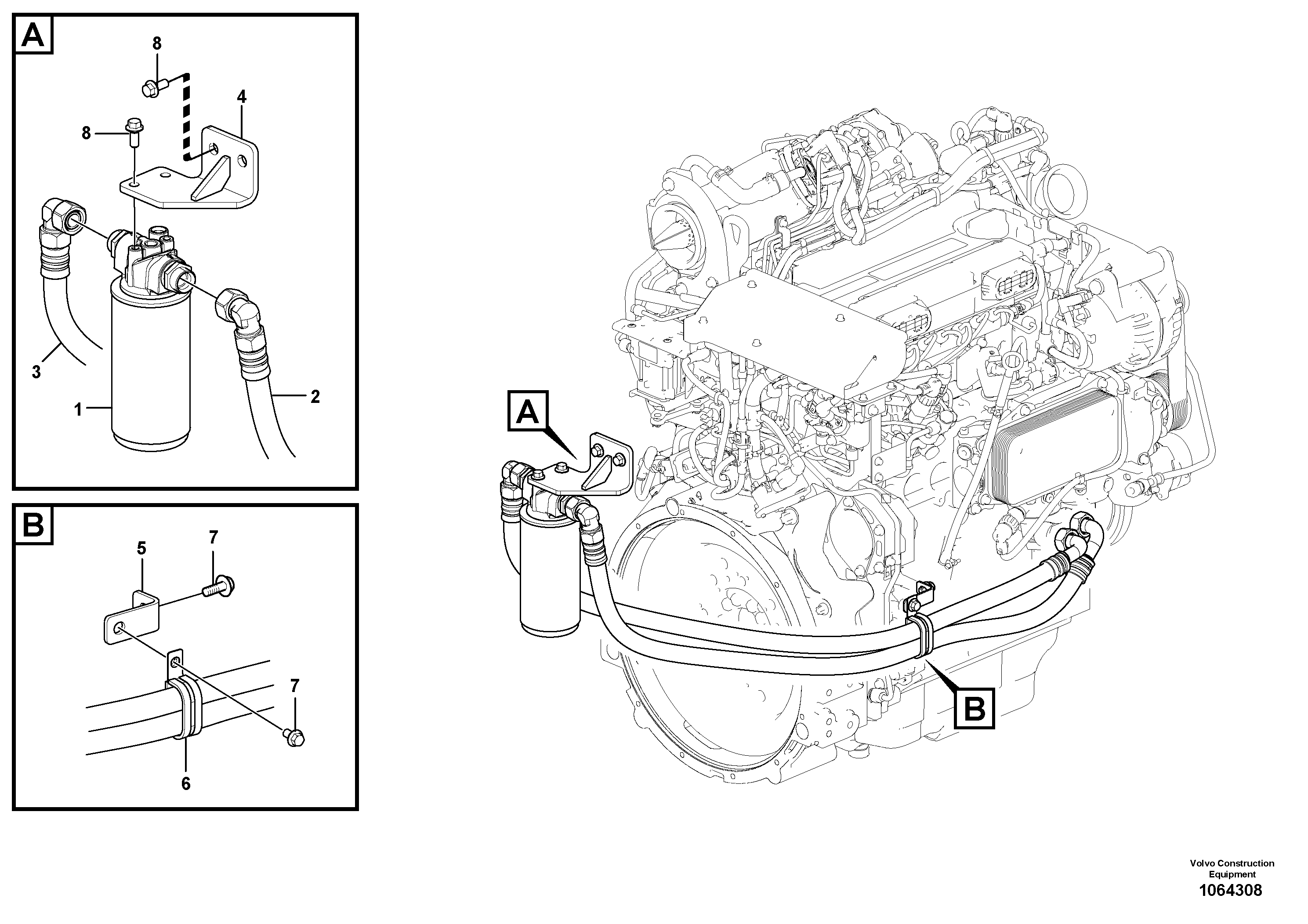Bracket VOE14615103 VOLVO