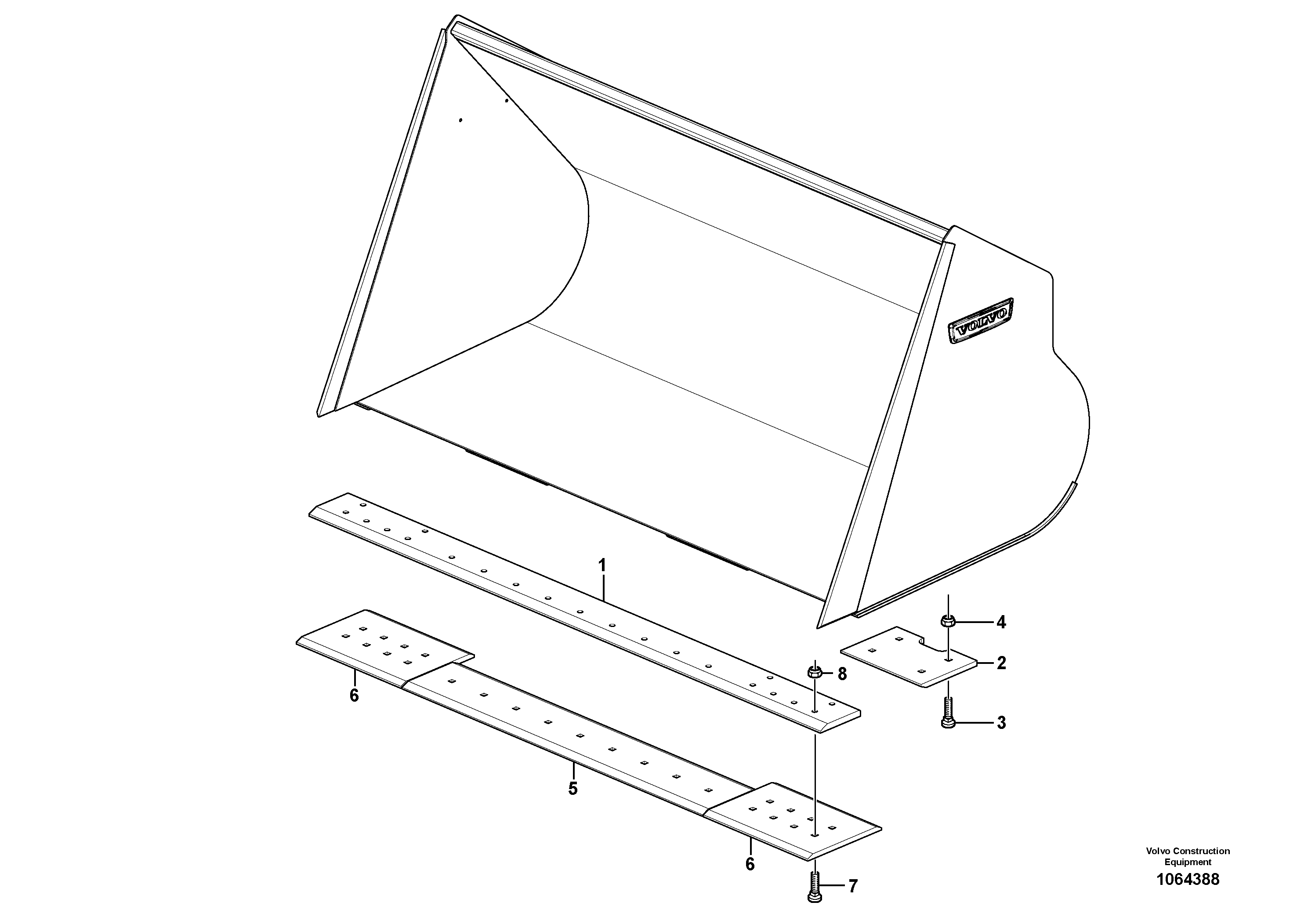Cutting edge VOE11156074 VOLVO