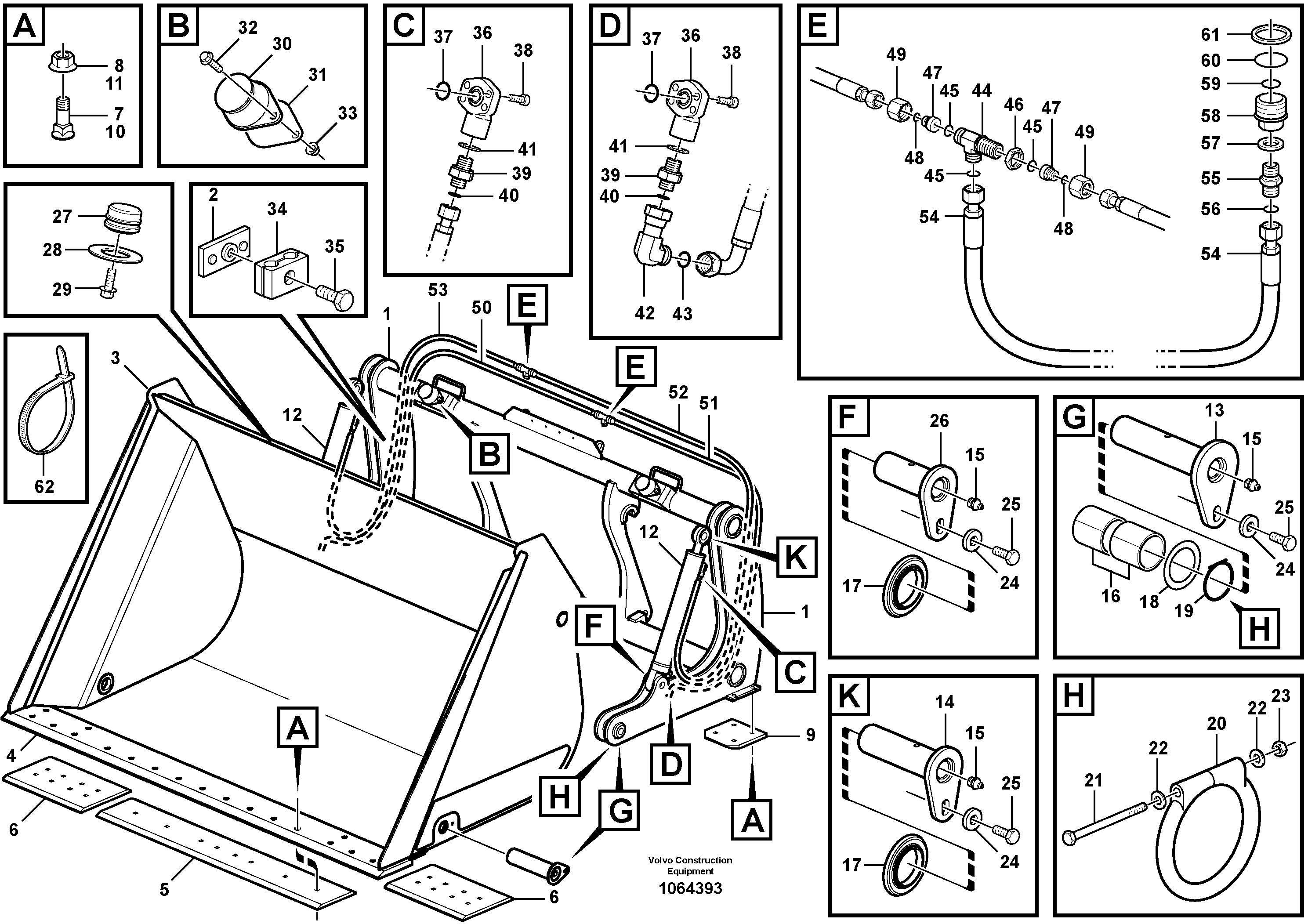 Timing gear casing VOE939931 VOLVO