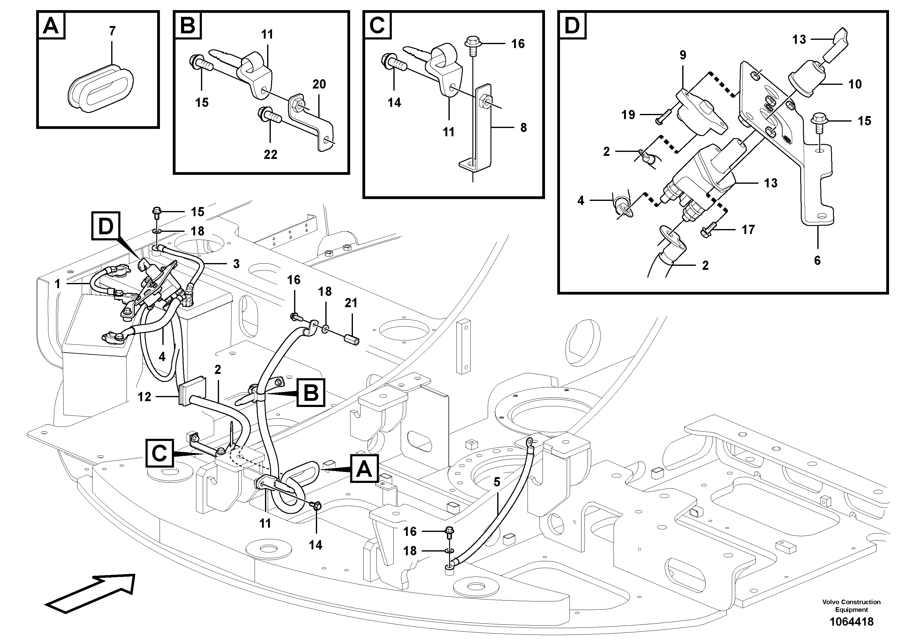 Brush Bearing VOE14633570 VOLVO