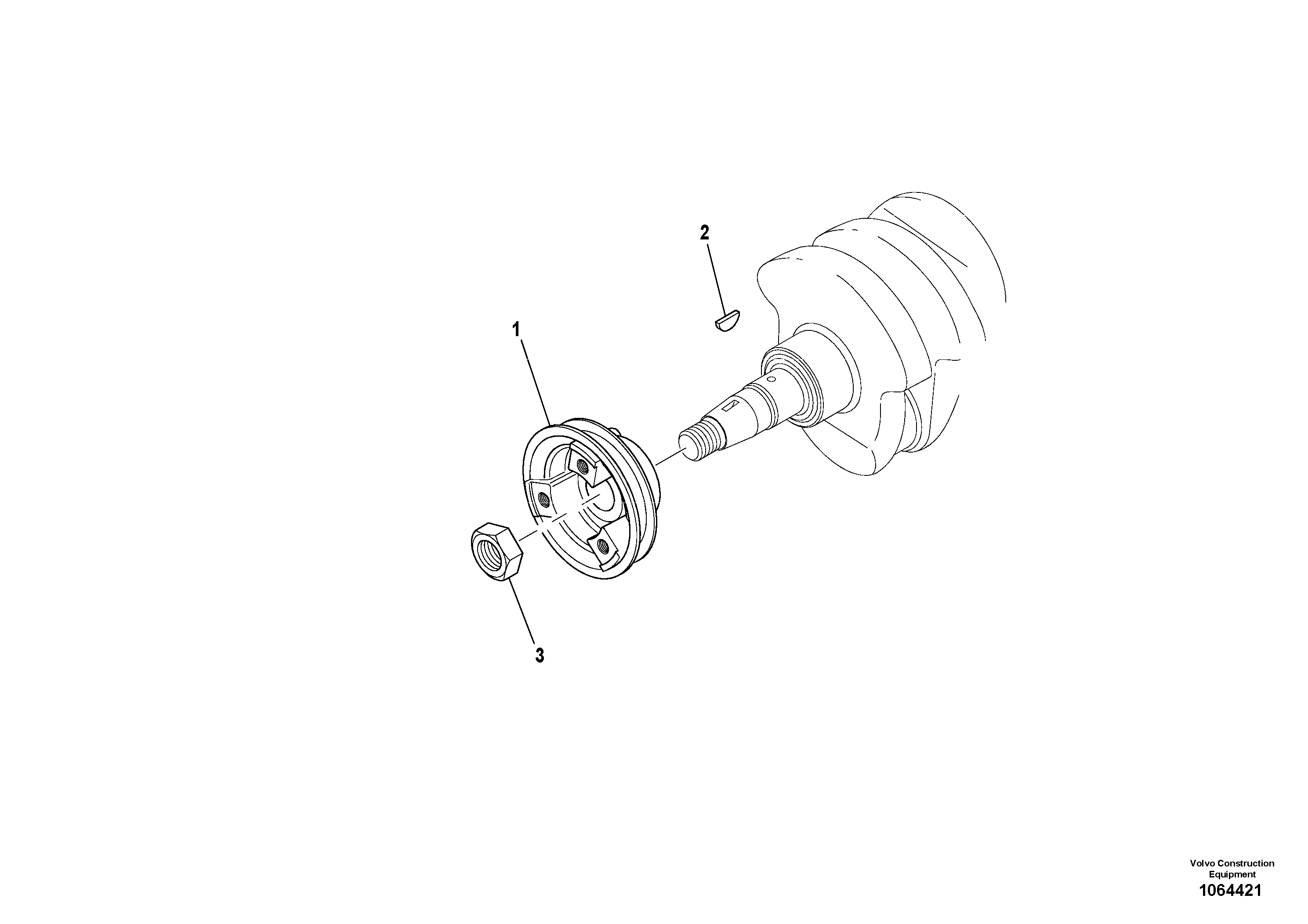 Snap Ring VOE17230010 VOLVO