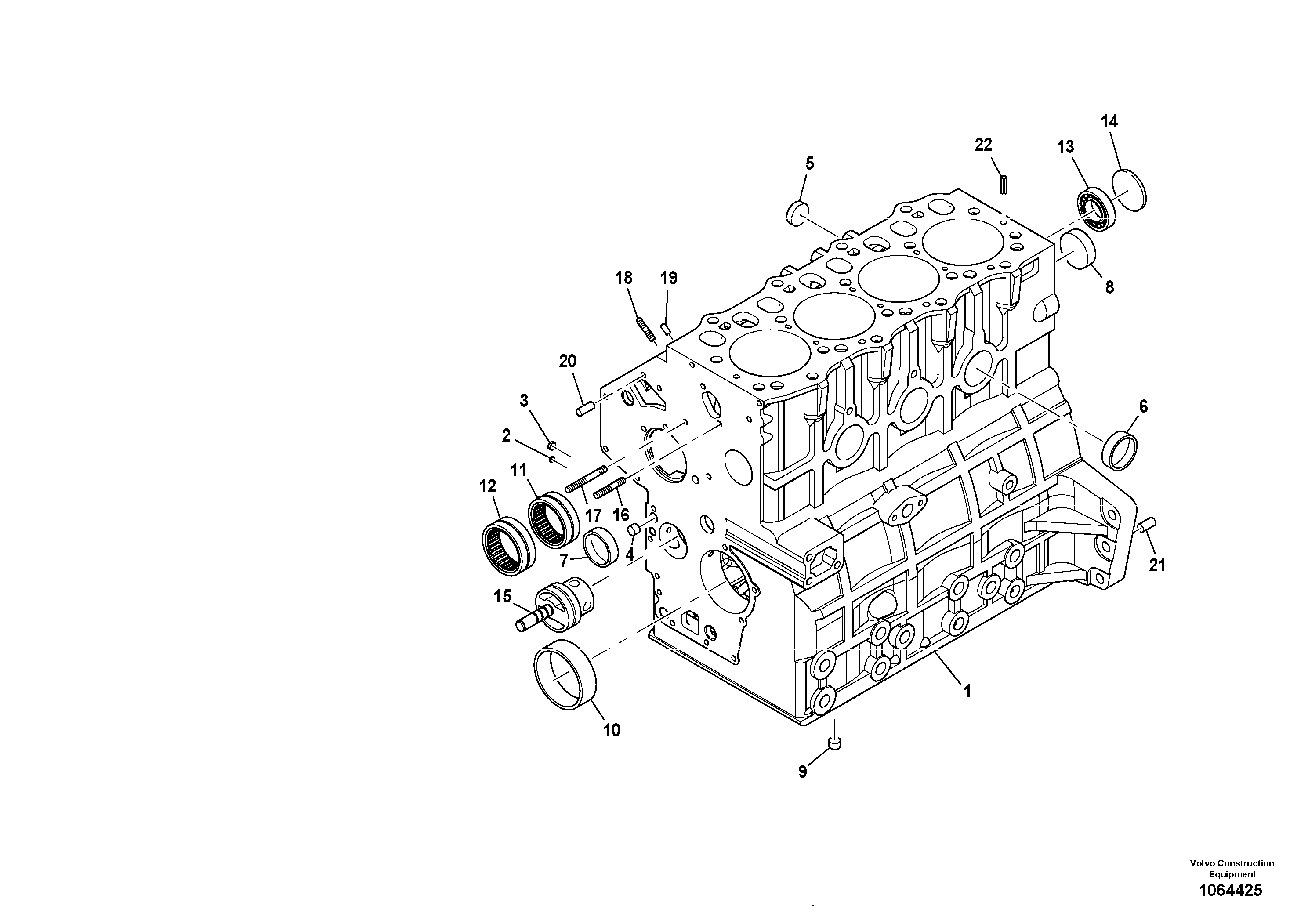 Tensioner VOE17228446 VOLVO