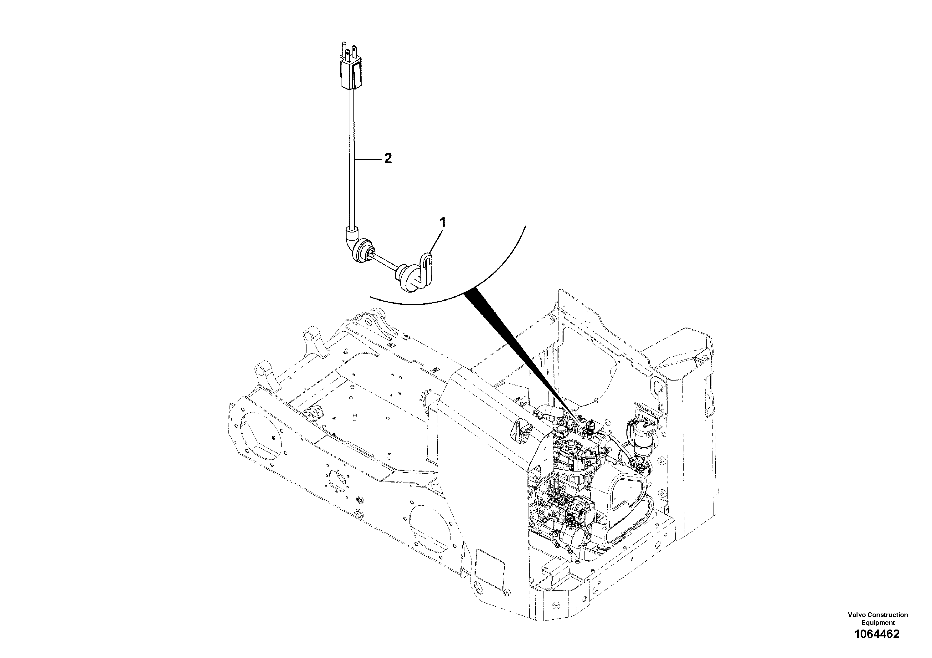 Support Leg VOE17415974 VOLVO