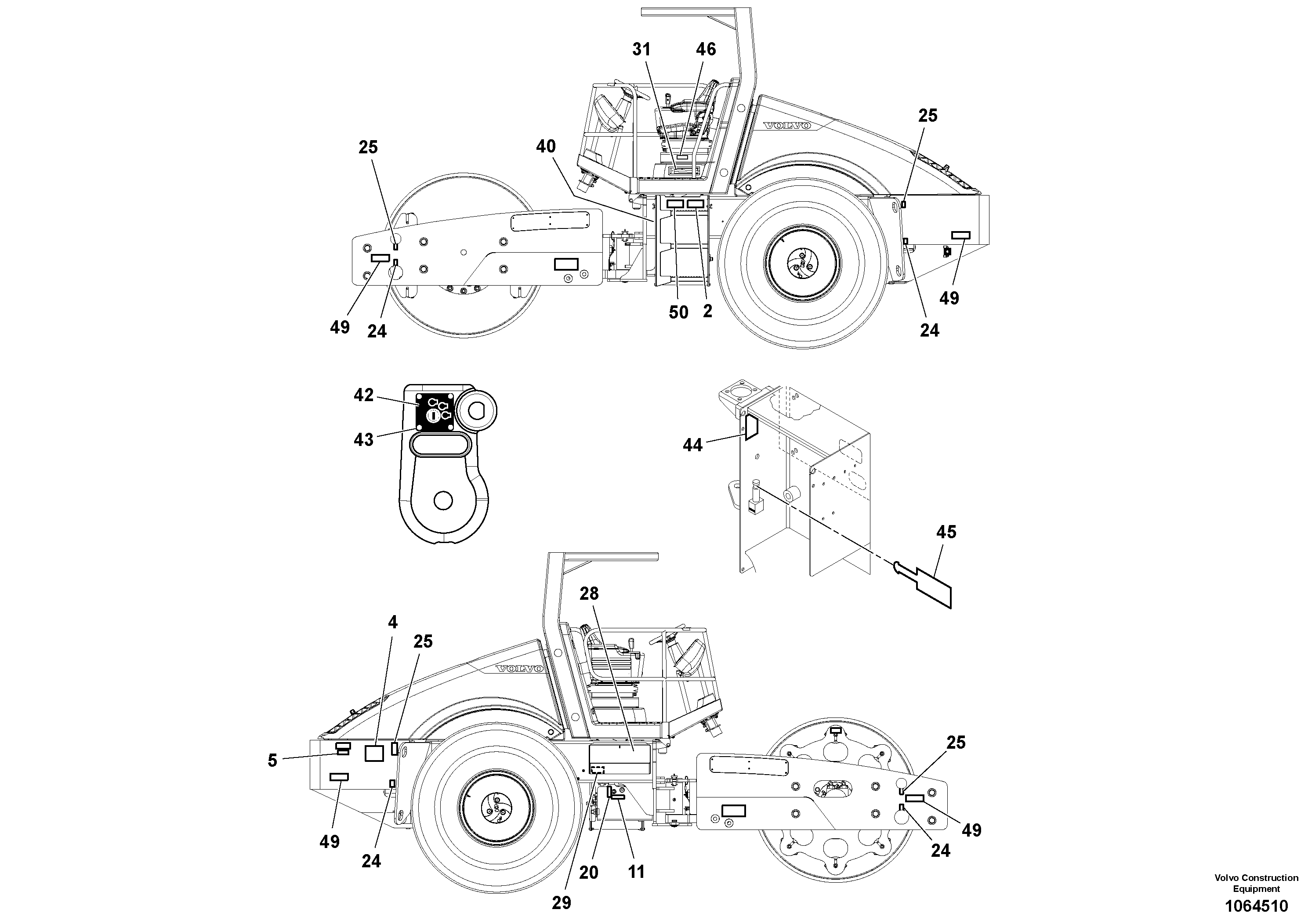 Decal RM/VOE12760351 VOLVO