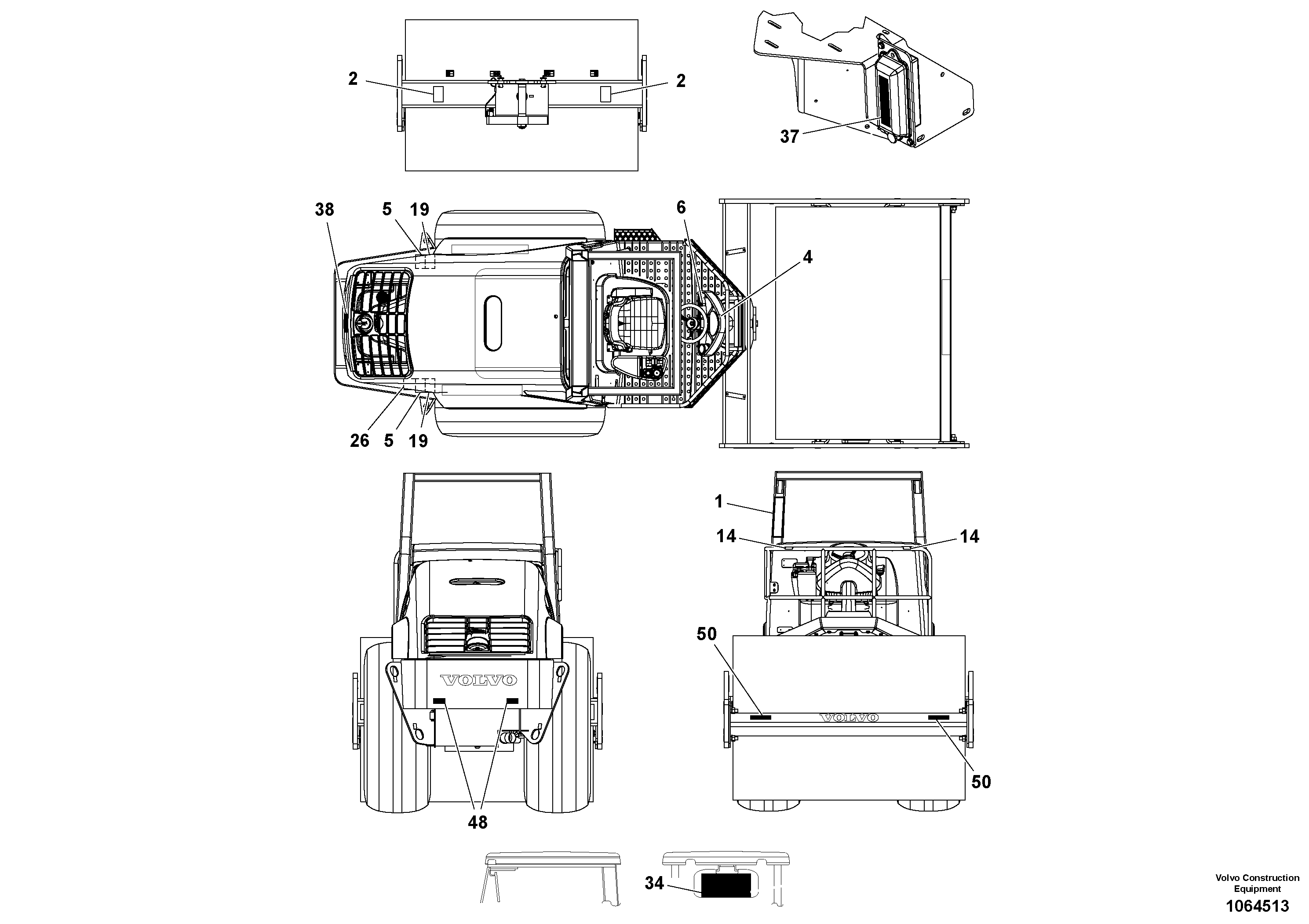 Cylinder Block VOE12758594 VOLVO