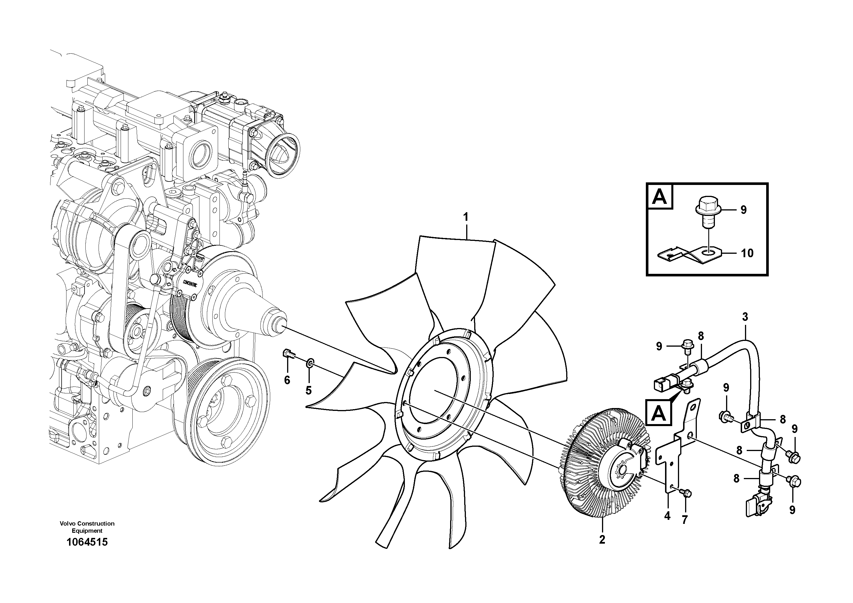 Seat frame VOE14622367 VOLVO