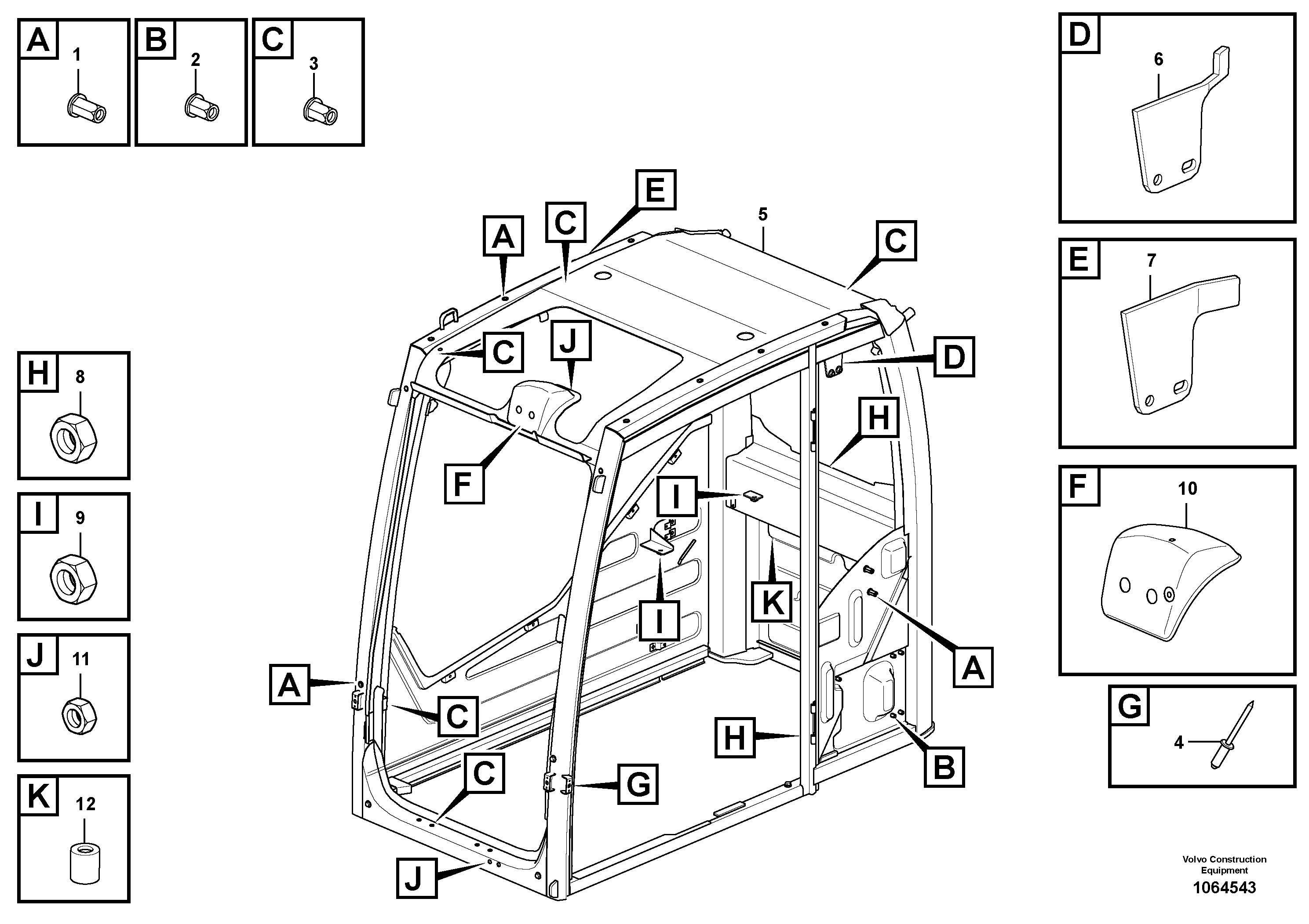 Rec.housing VOE11205580 VOLVO