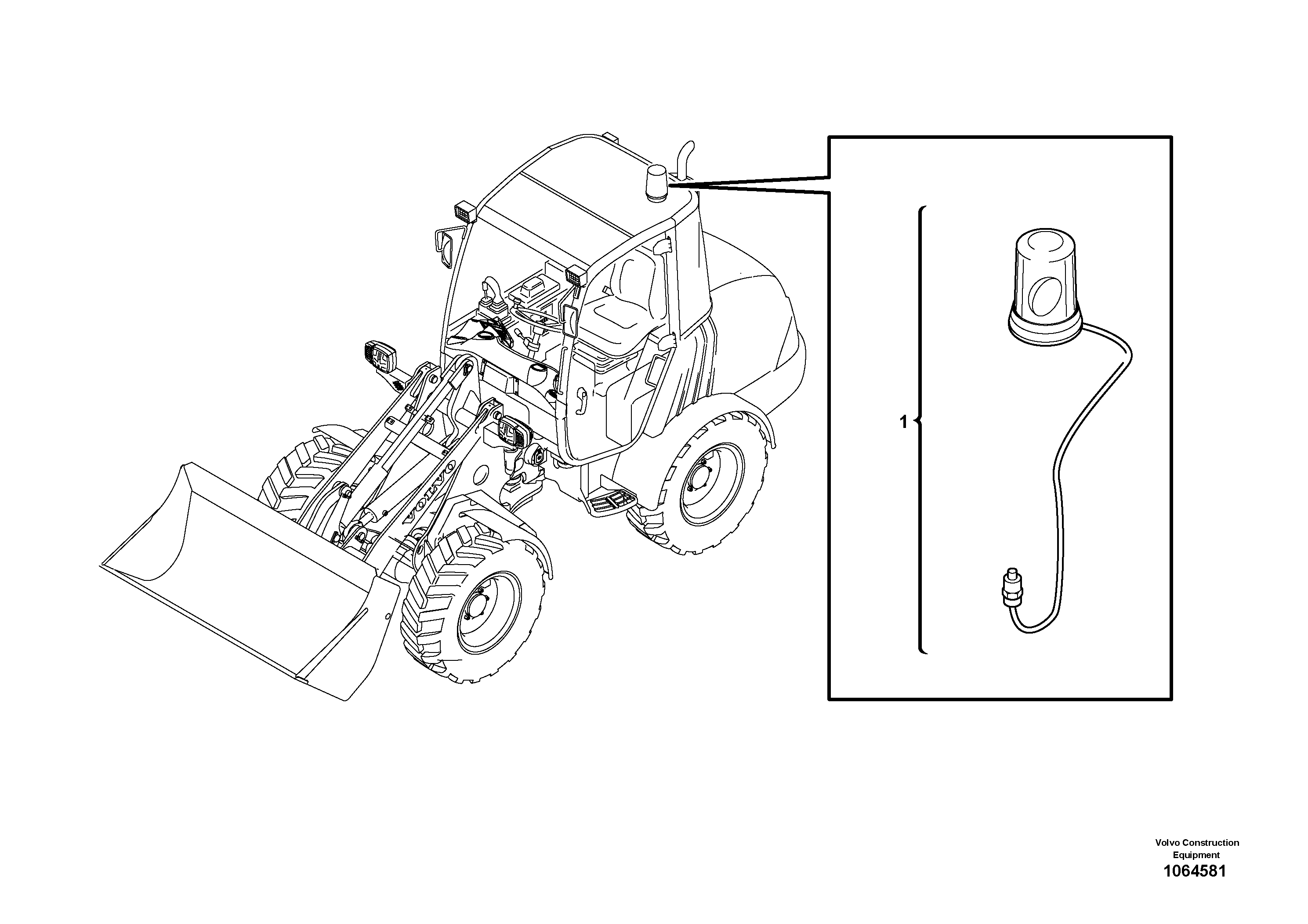 Cylinder VOE11305530 VOLVO