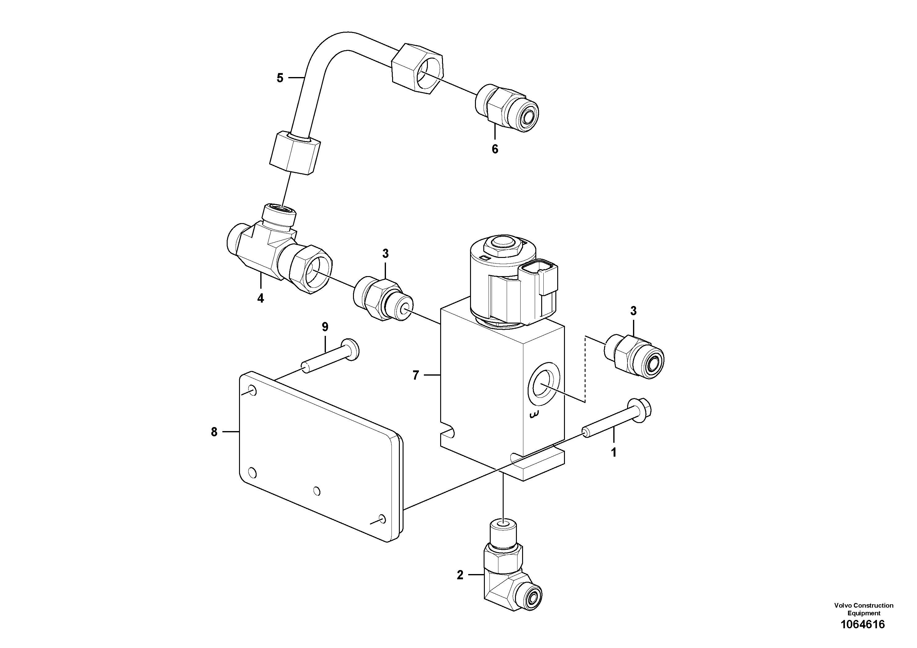 Seat frame VOE15642234 VOLVO