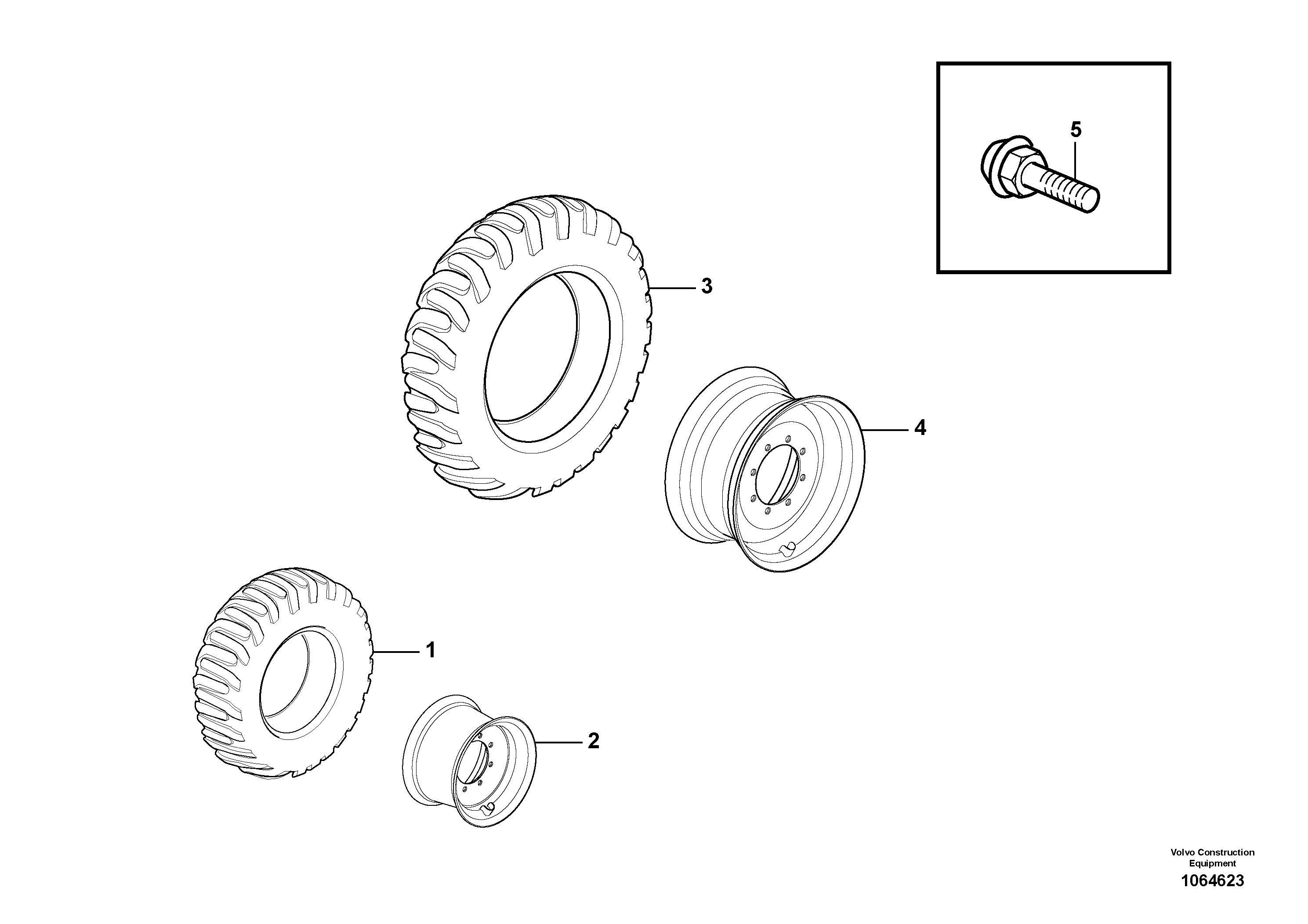 Tire VOE15607286 VOLVO
