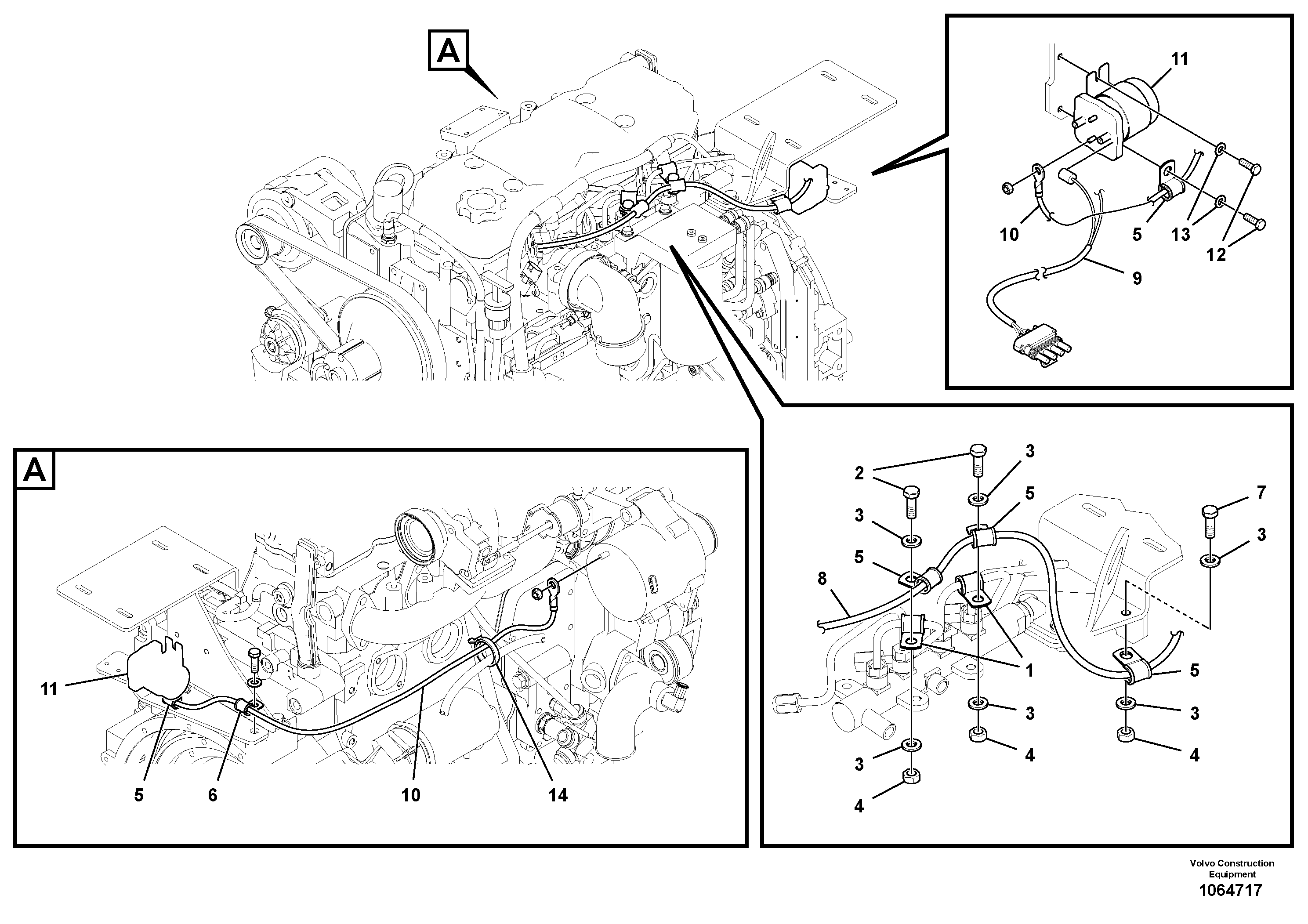 Cable harness RM/VOE12796751 VOLVO