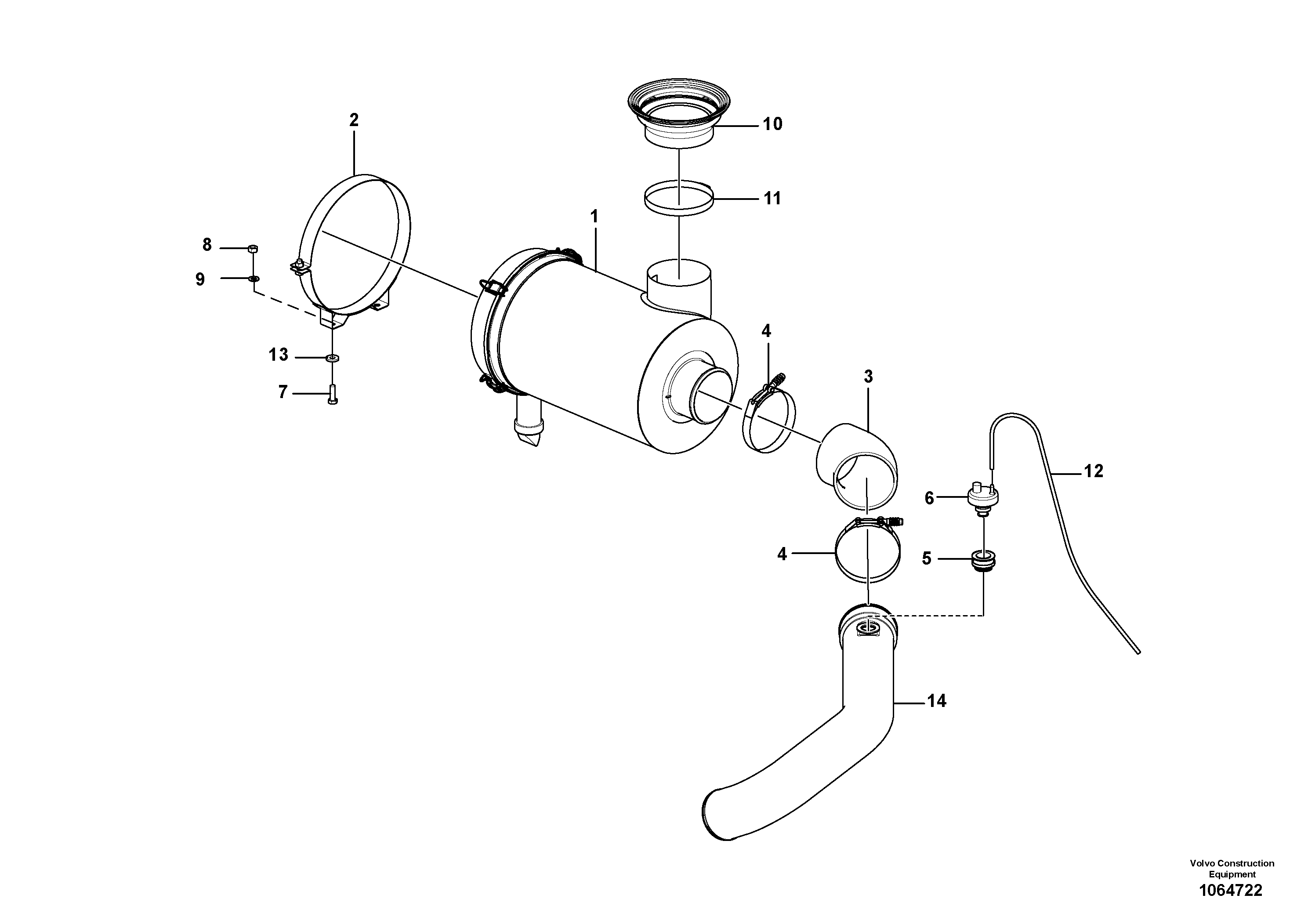 Fuel pipes, RM46662417 VOLVO