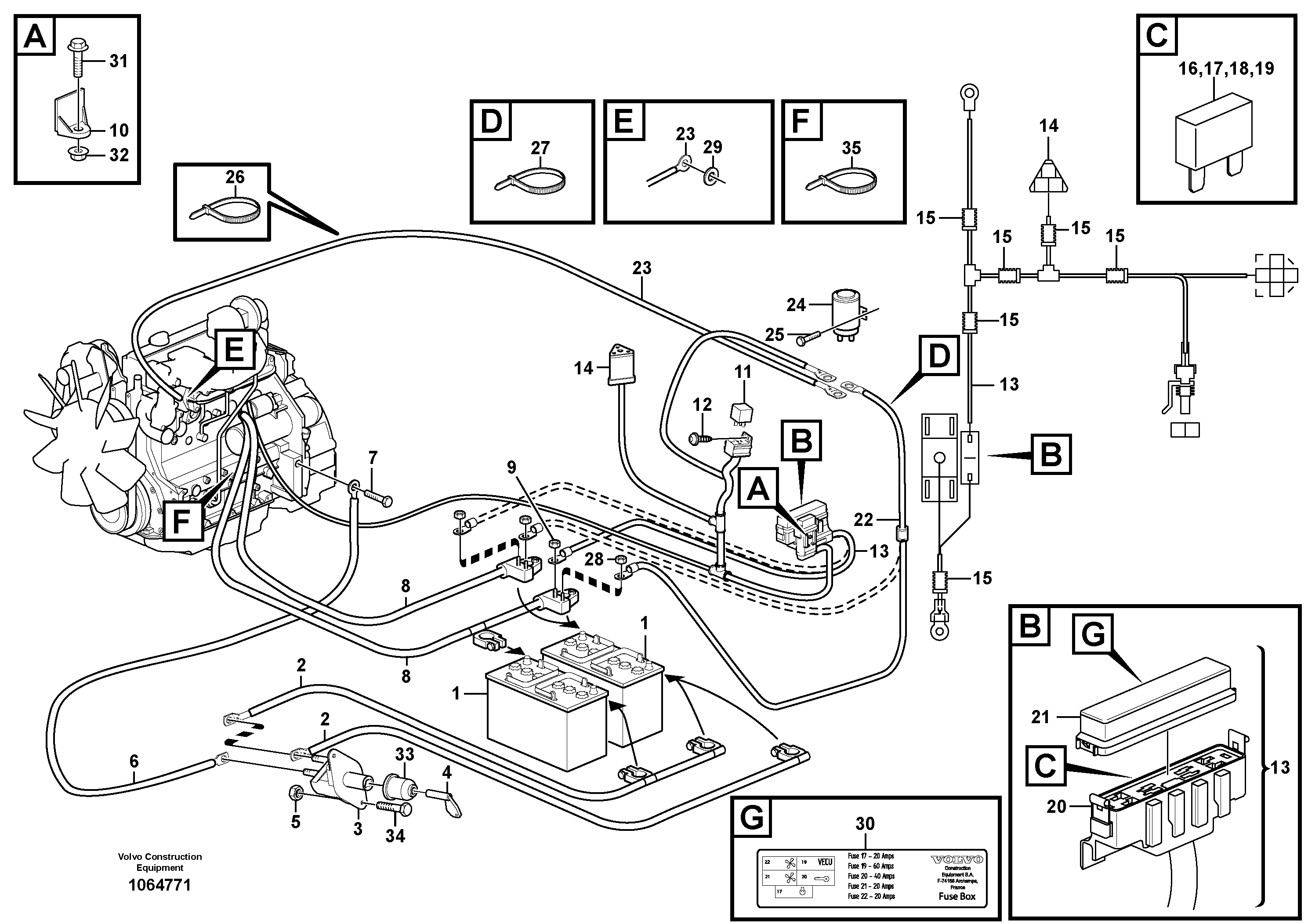 Seal kit, piston rod VOE11712581 VOLVO