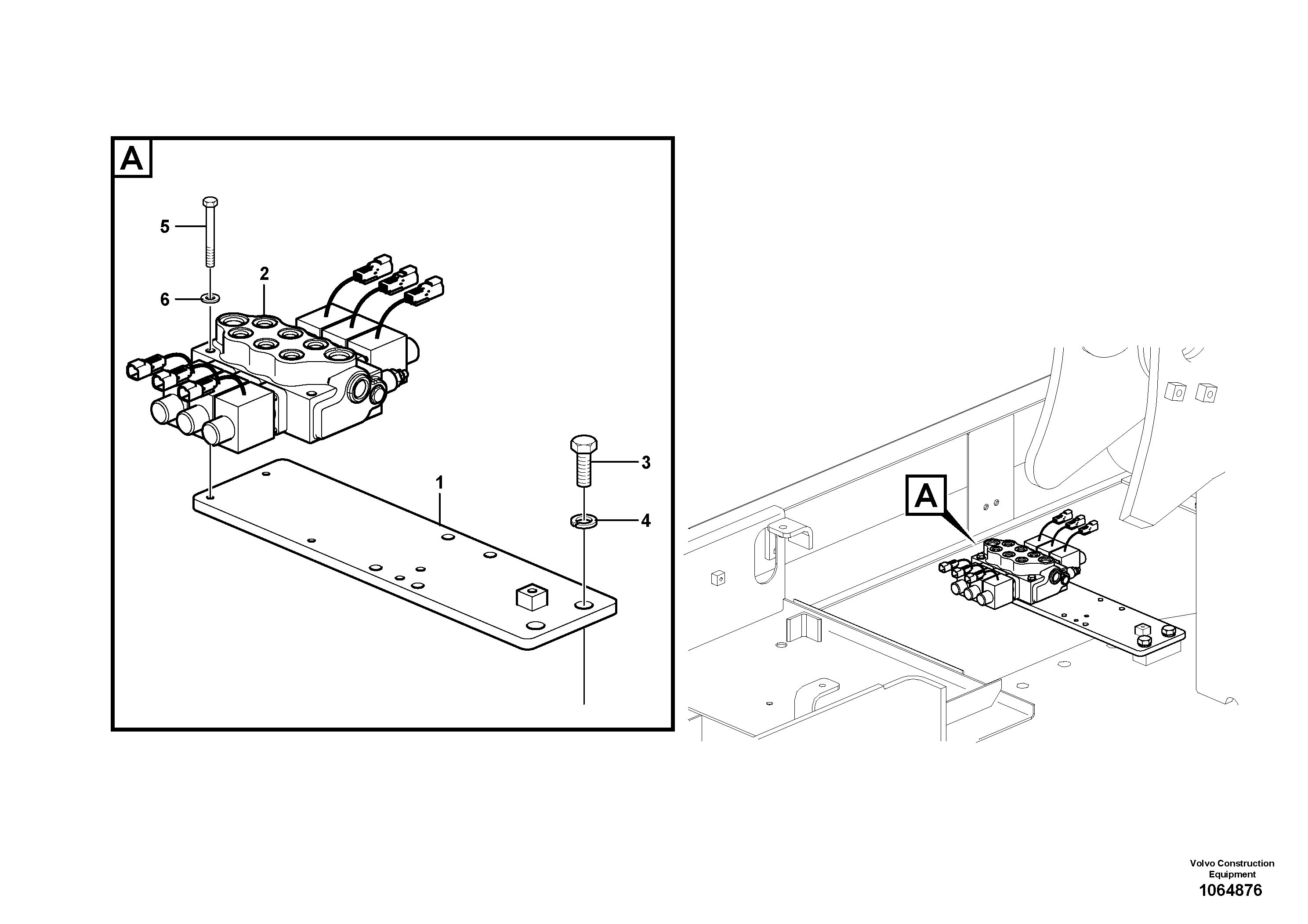Seat frame VOE14645367 VOLVO