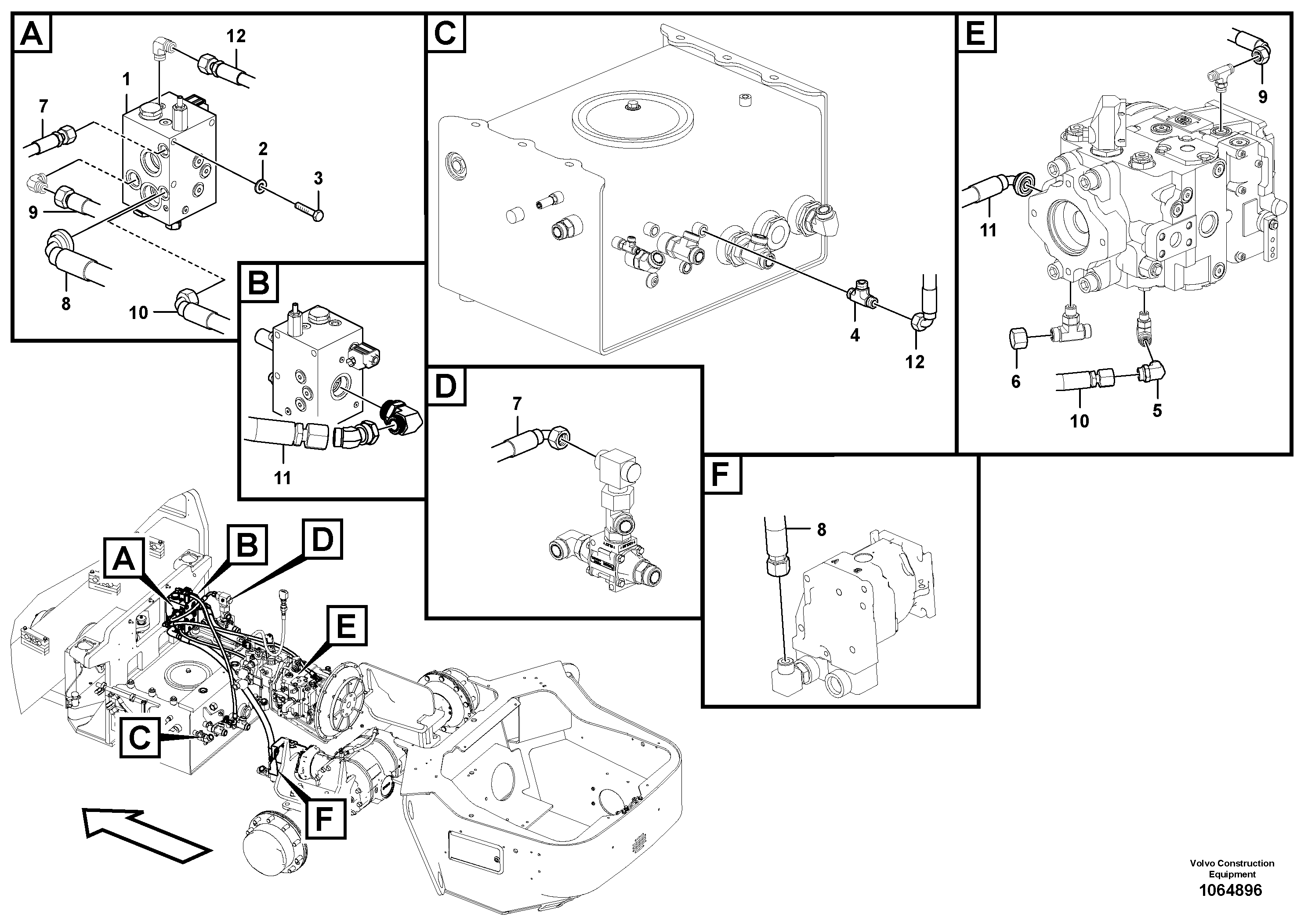 Timing gear casing RM/VOE19289065 VOLVO
