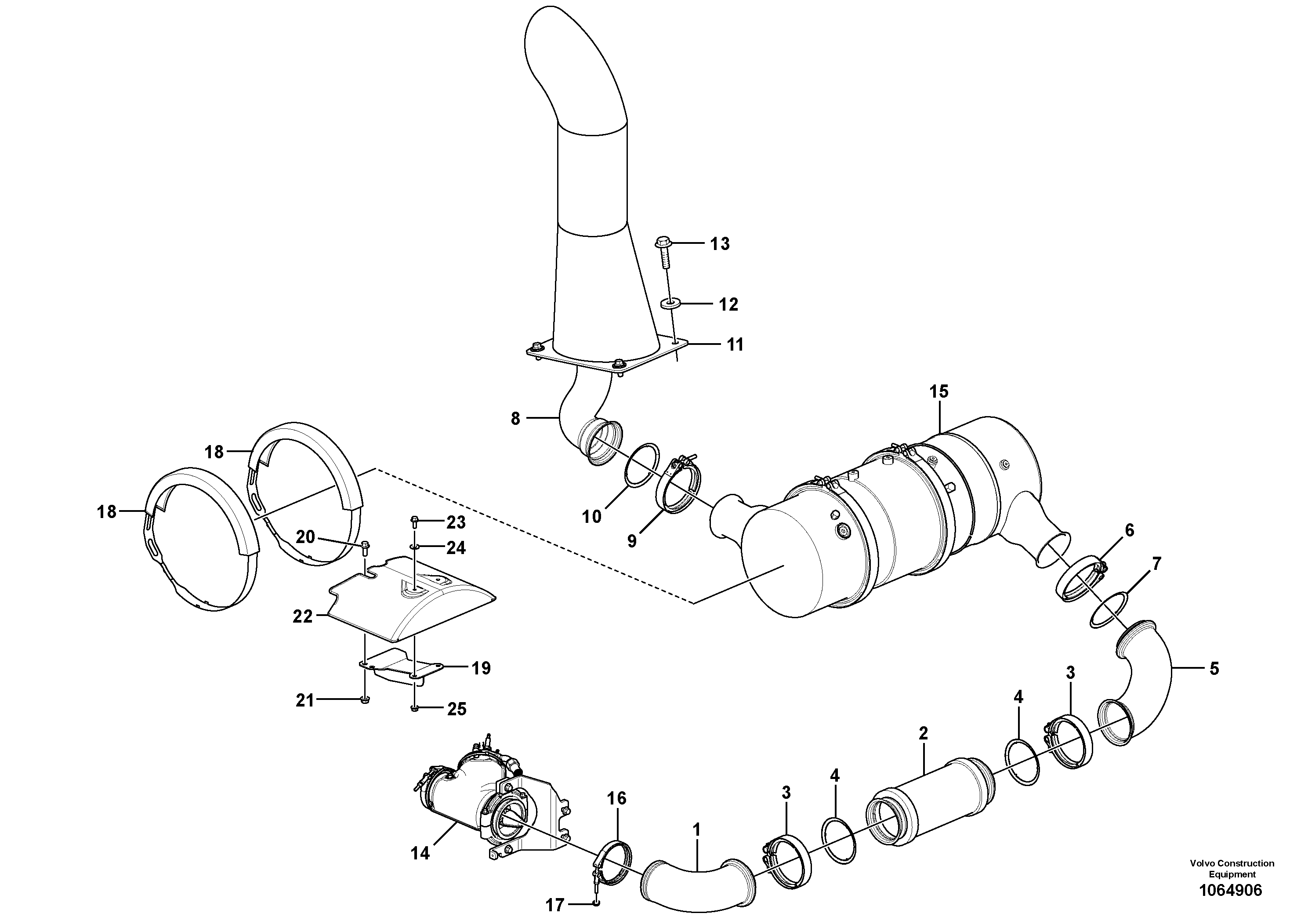 Axle Casing VOE16624494 VOLVO