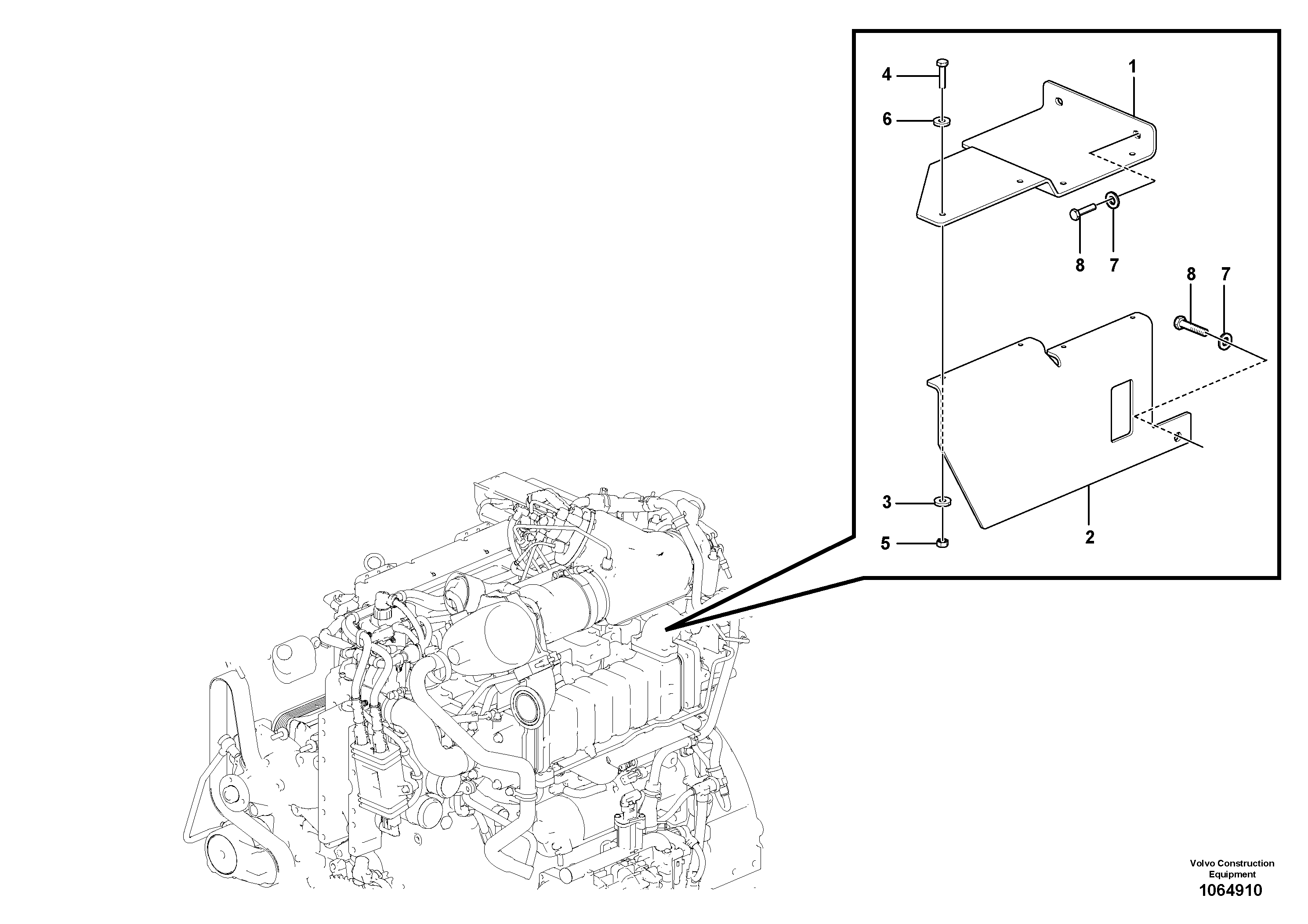 Впускная труба VOE12783464 VOLVO
