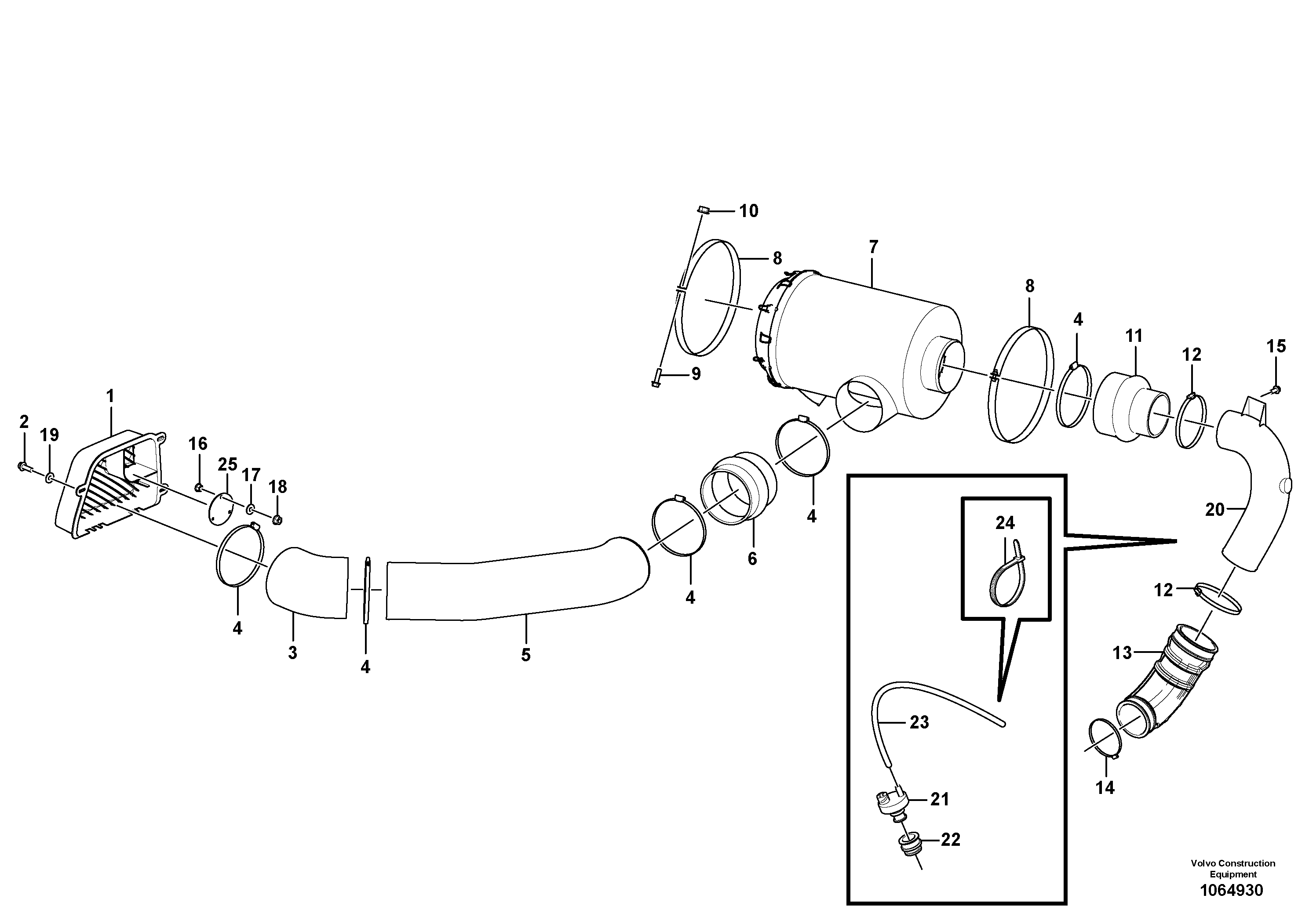 Position Lamp VOE16878045 VOLVO