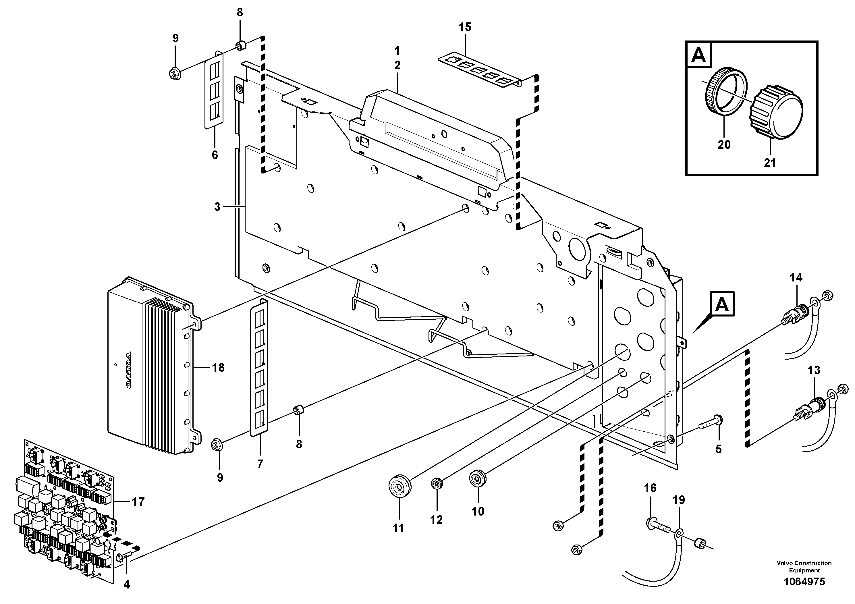 Bolt Plate VOE17200950 VOLVO