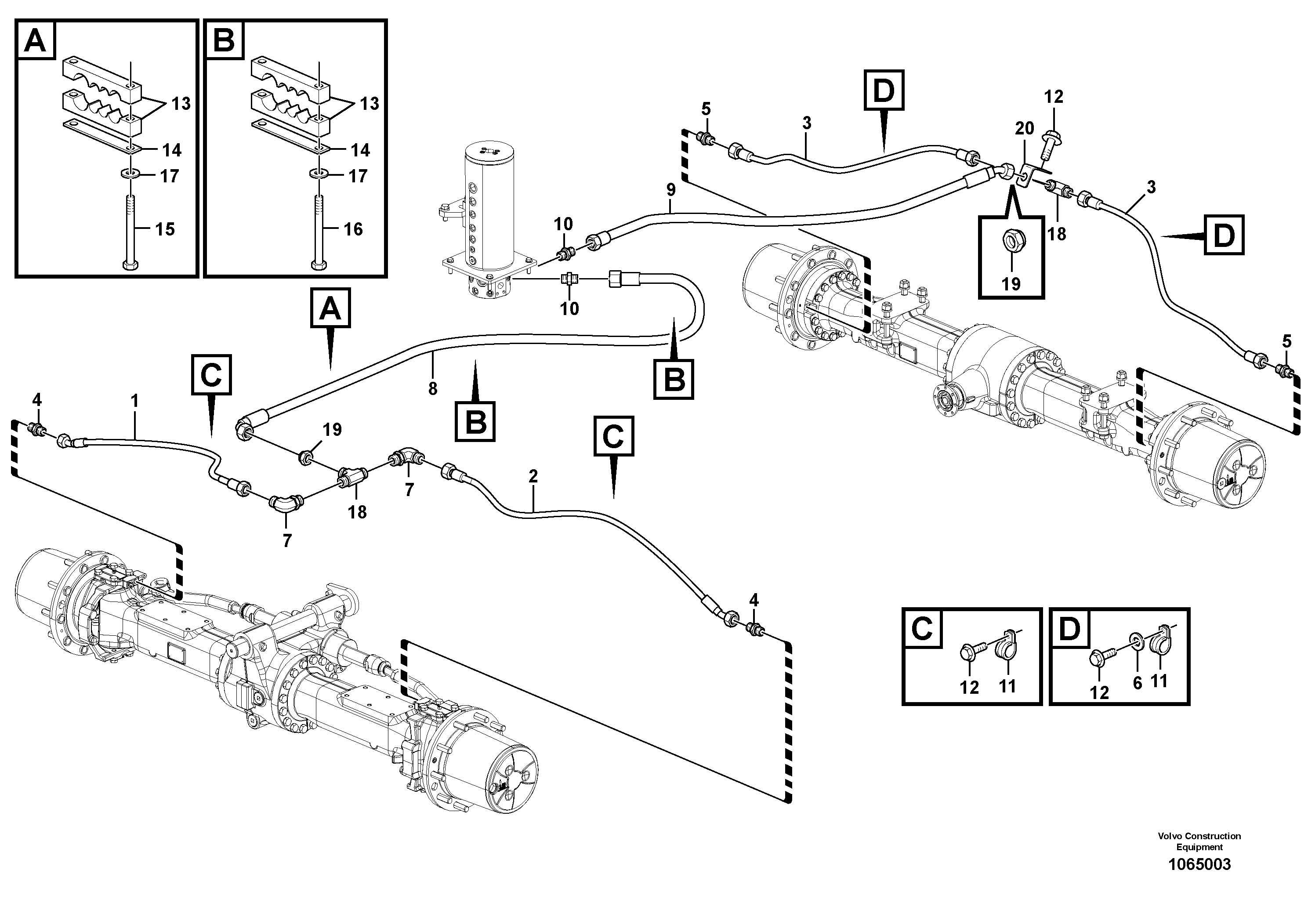 Timing gear casing VOE936645 VOLVO