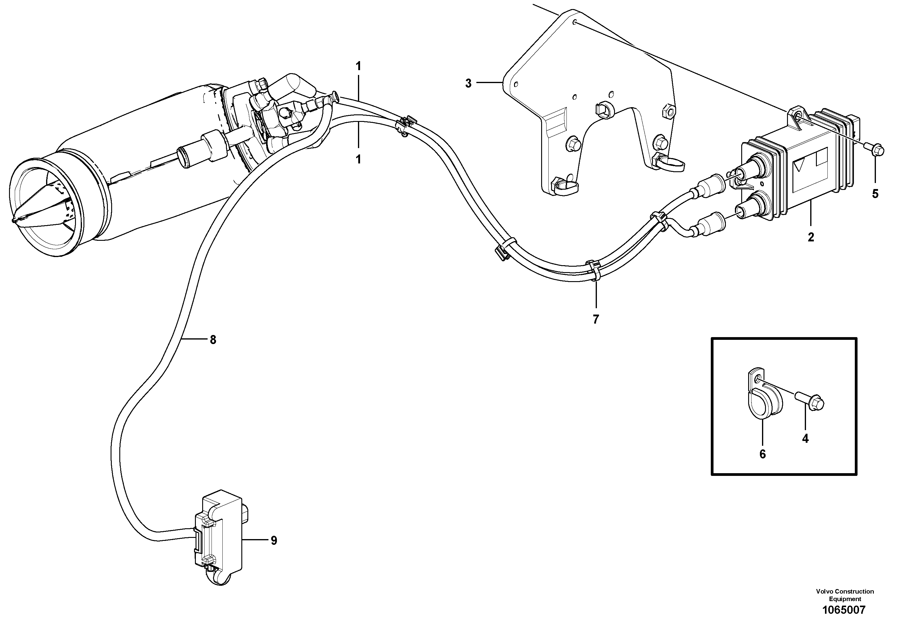 Radio Support VOE21690731 VOLVO
