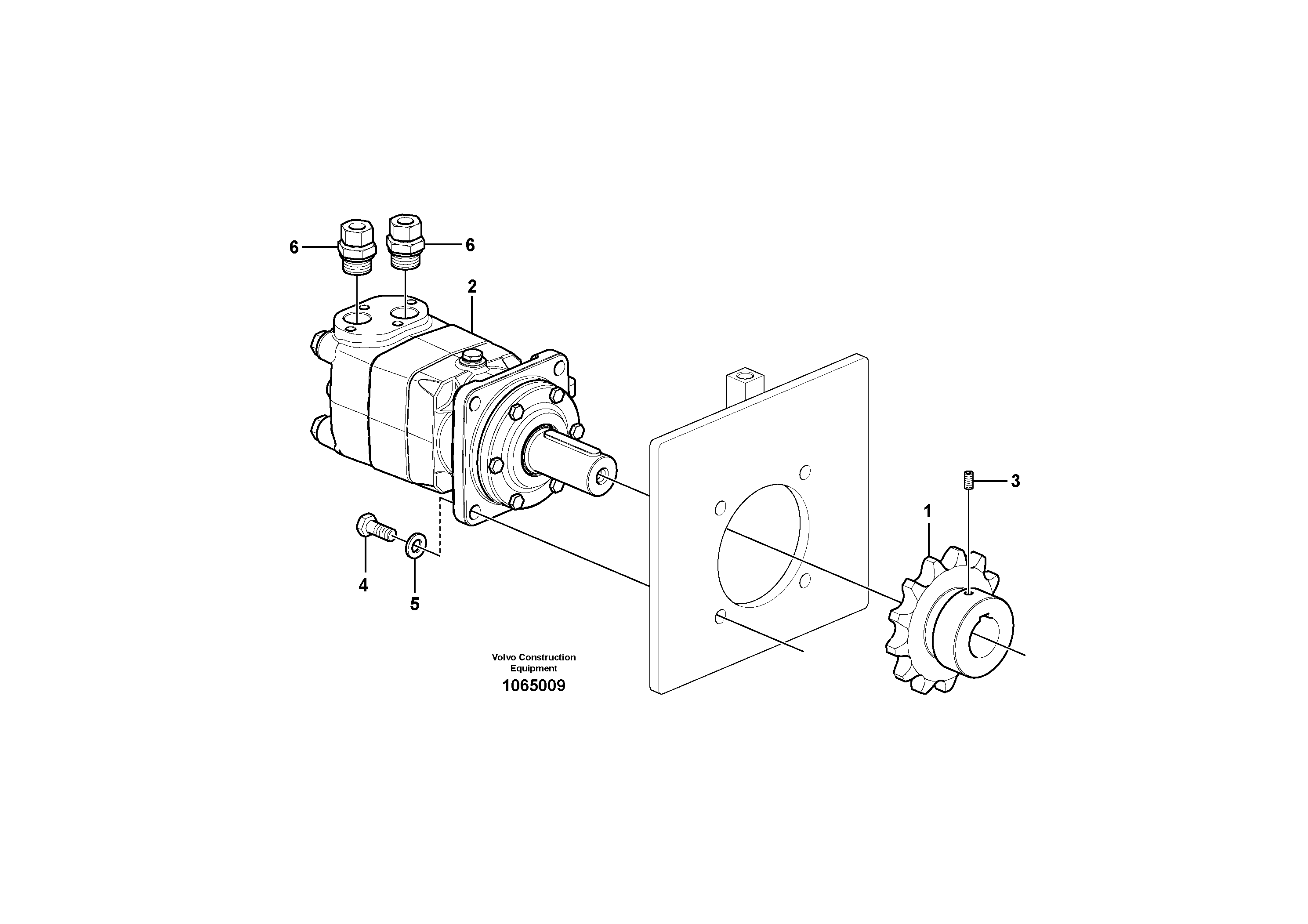 Tube assembly L.h. RM80915267 VOLVO