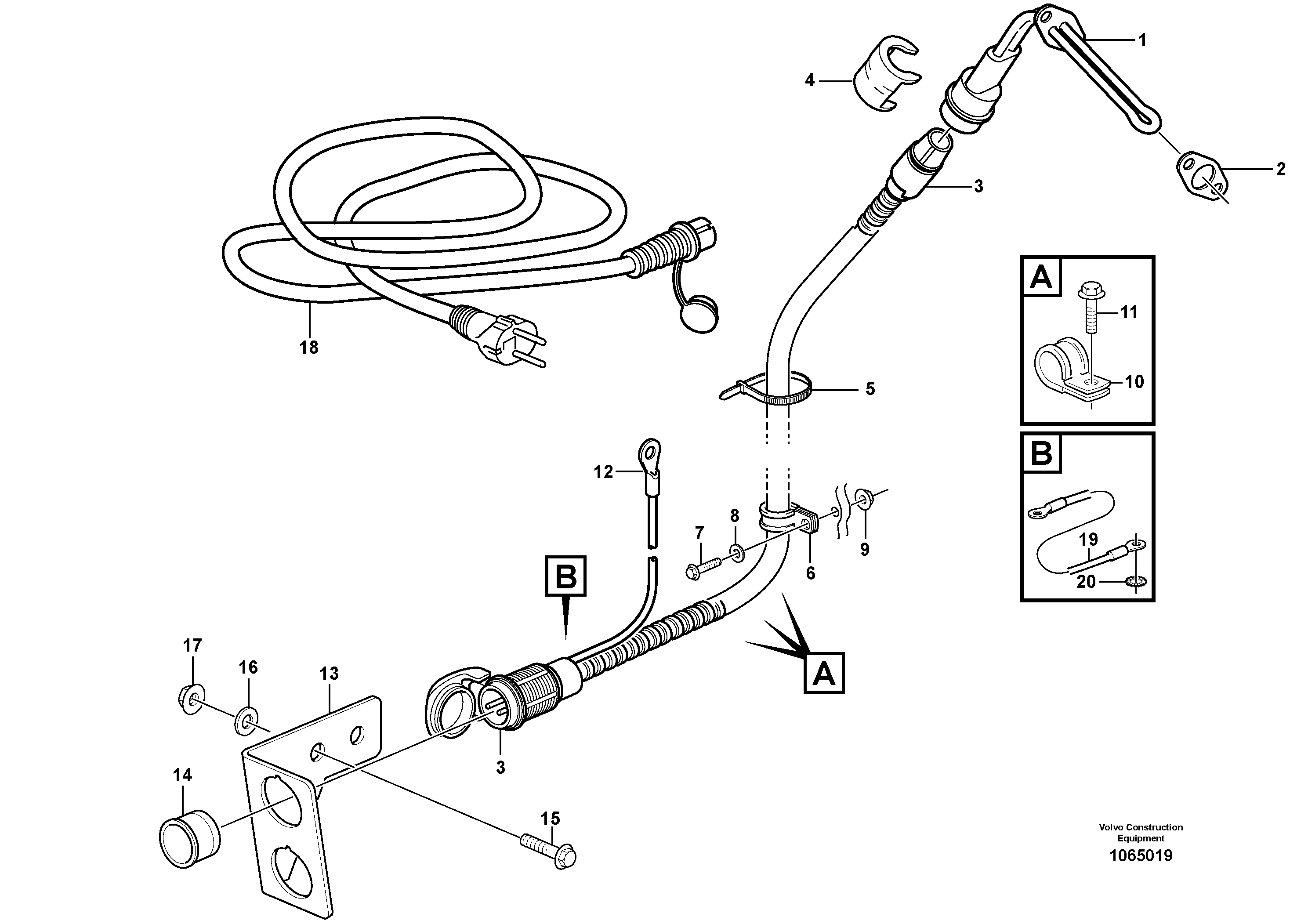 Seat frame VOE16818182 VOLVO