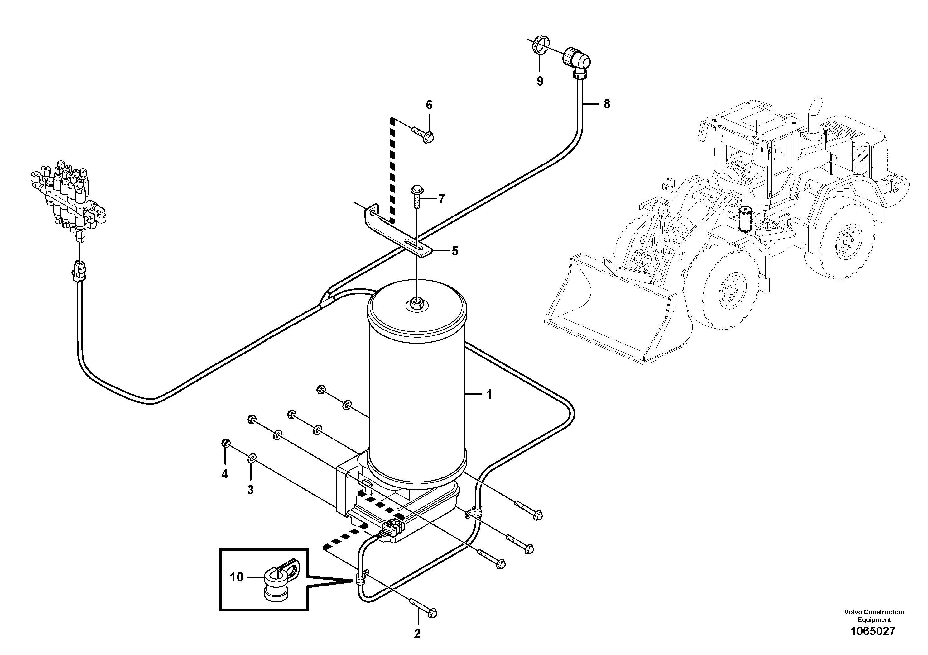 Radio Support VOE15127959 VOLVO