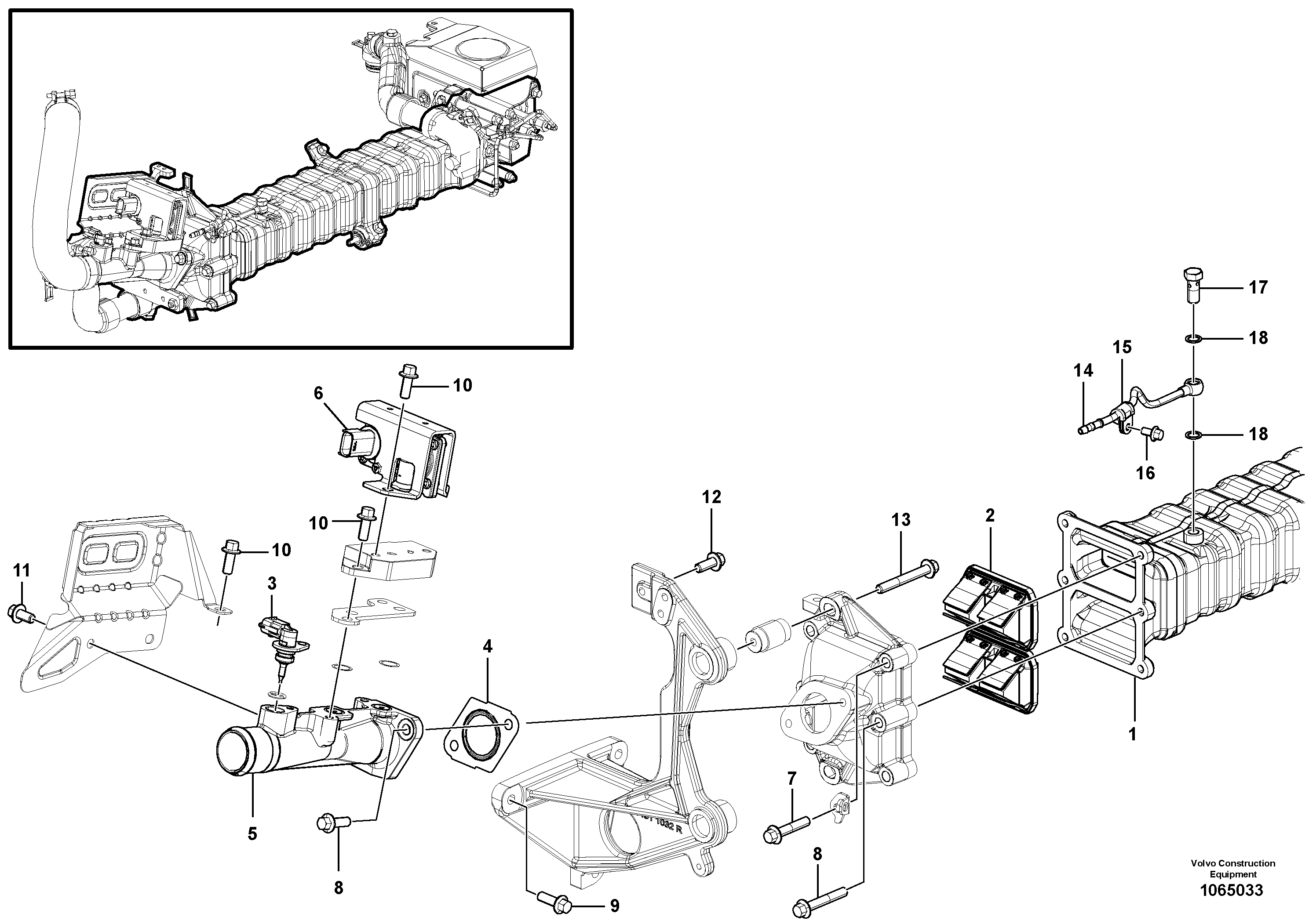 Gasket VOE955870 VOLVO