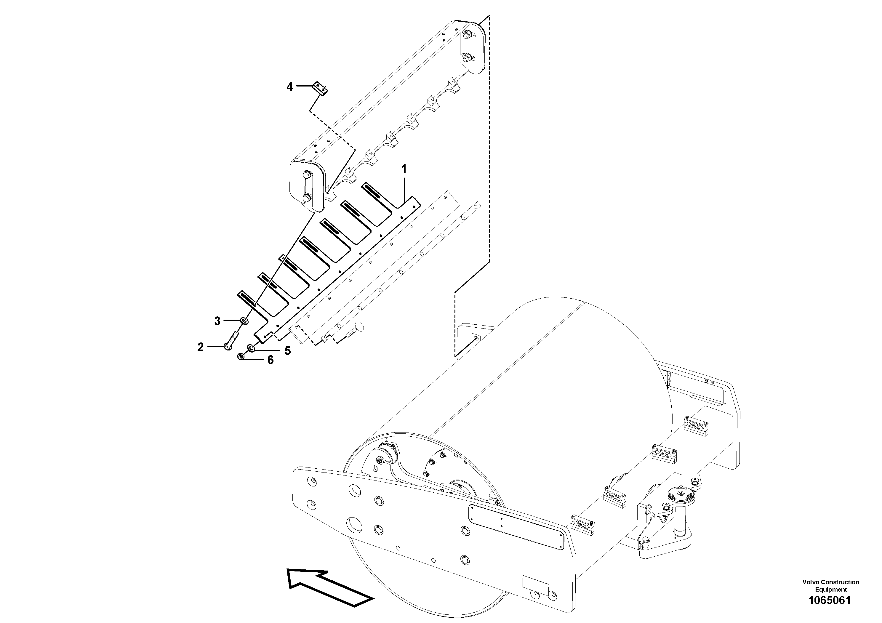 Seat frame VOE12780300 VOLVO