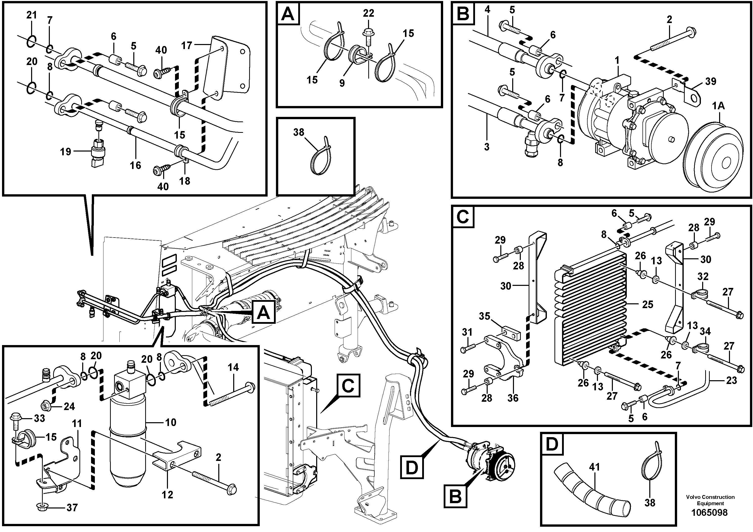 Timing gear casing VOE16813231 VOLVO