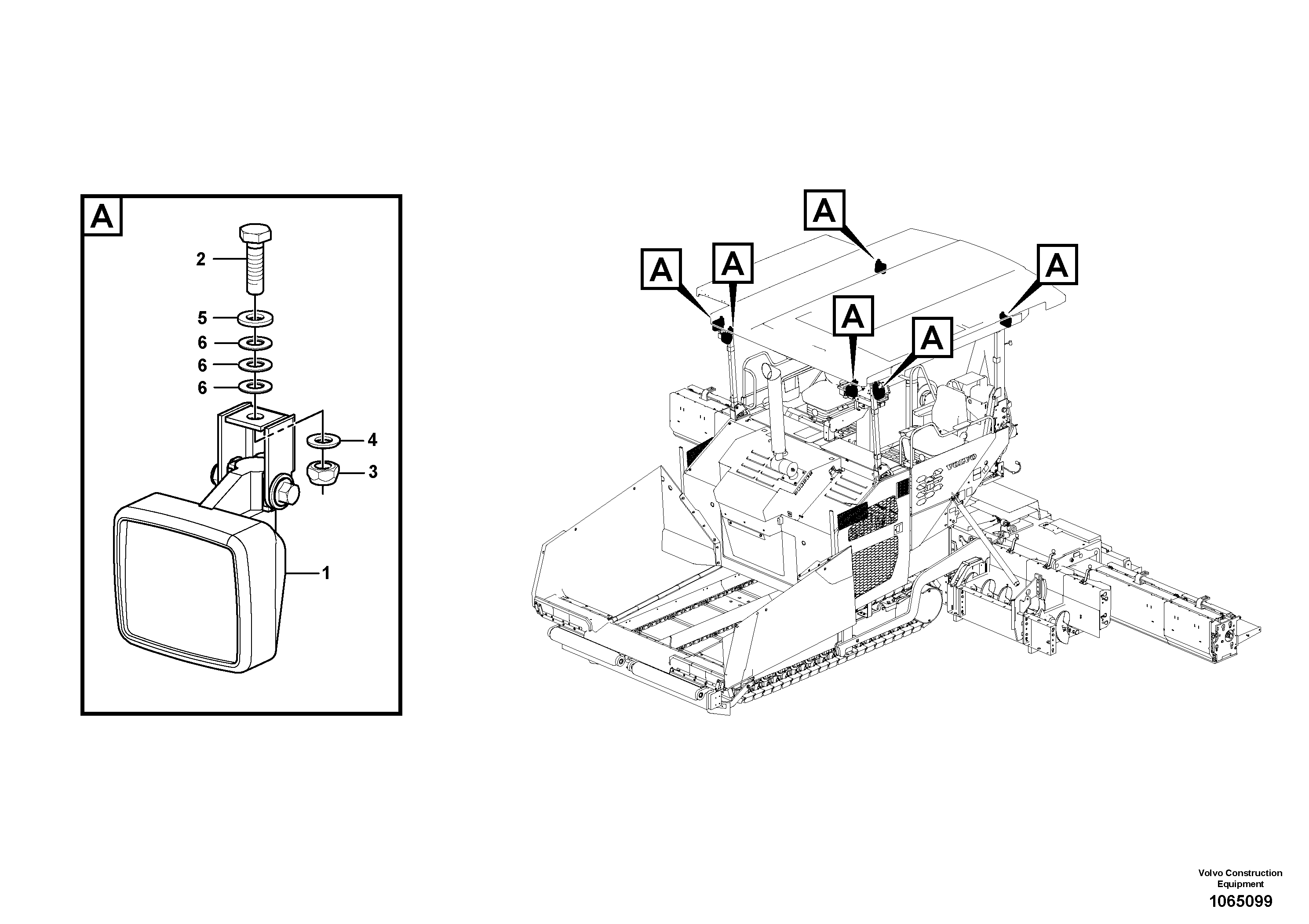 Spot Light, Rear VOE12766070 VOLVO