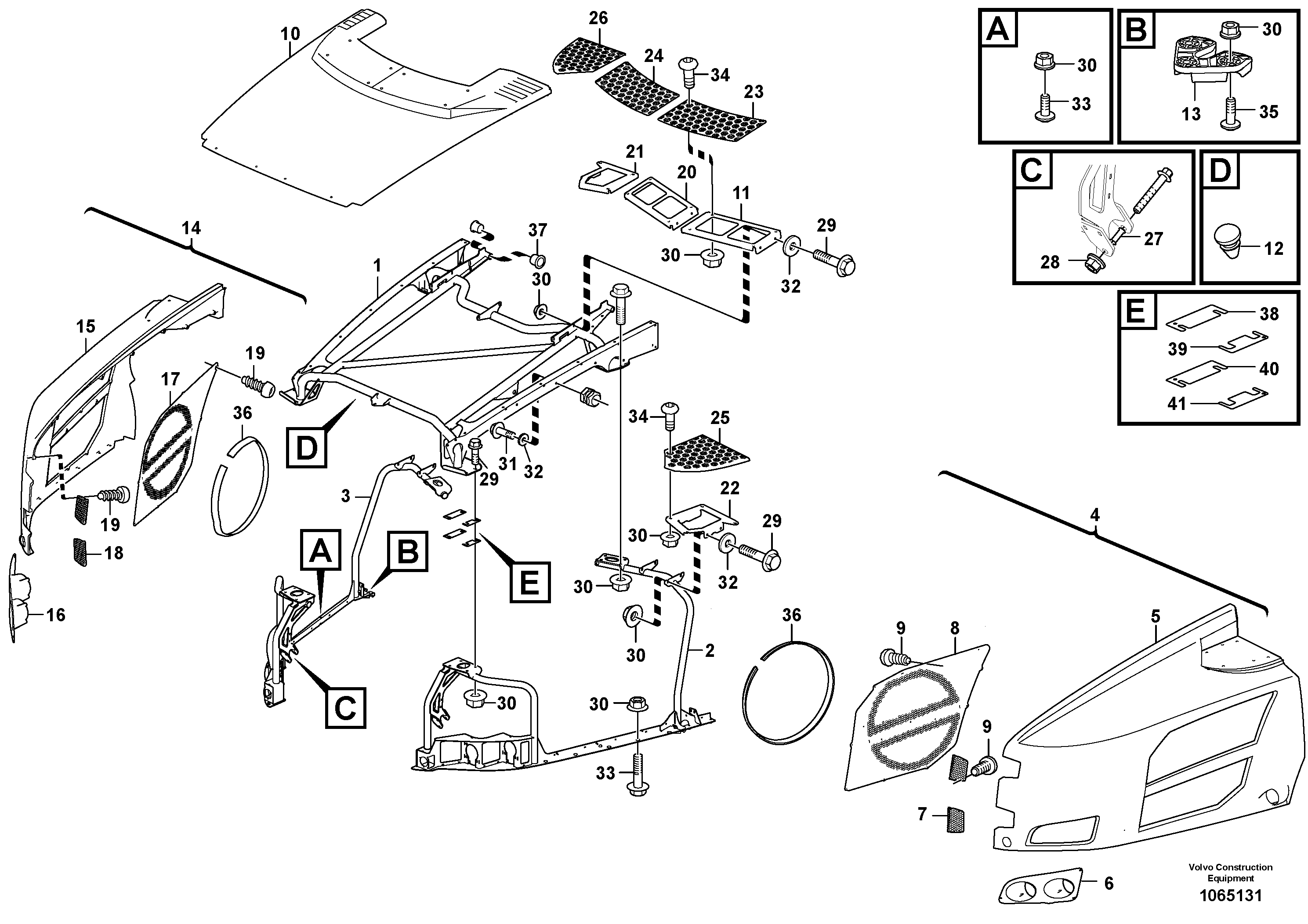 R Window Wiper VOE16814101 VOLVO