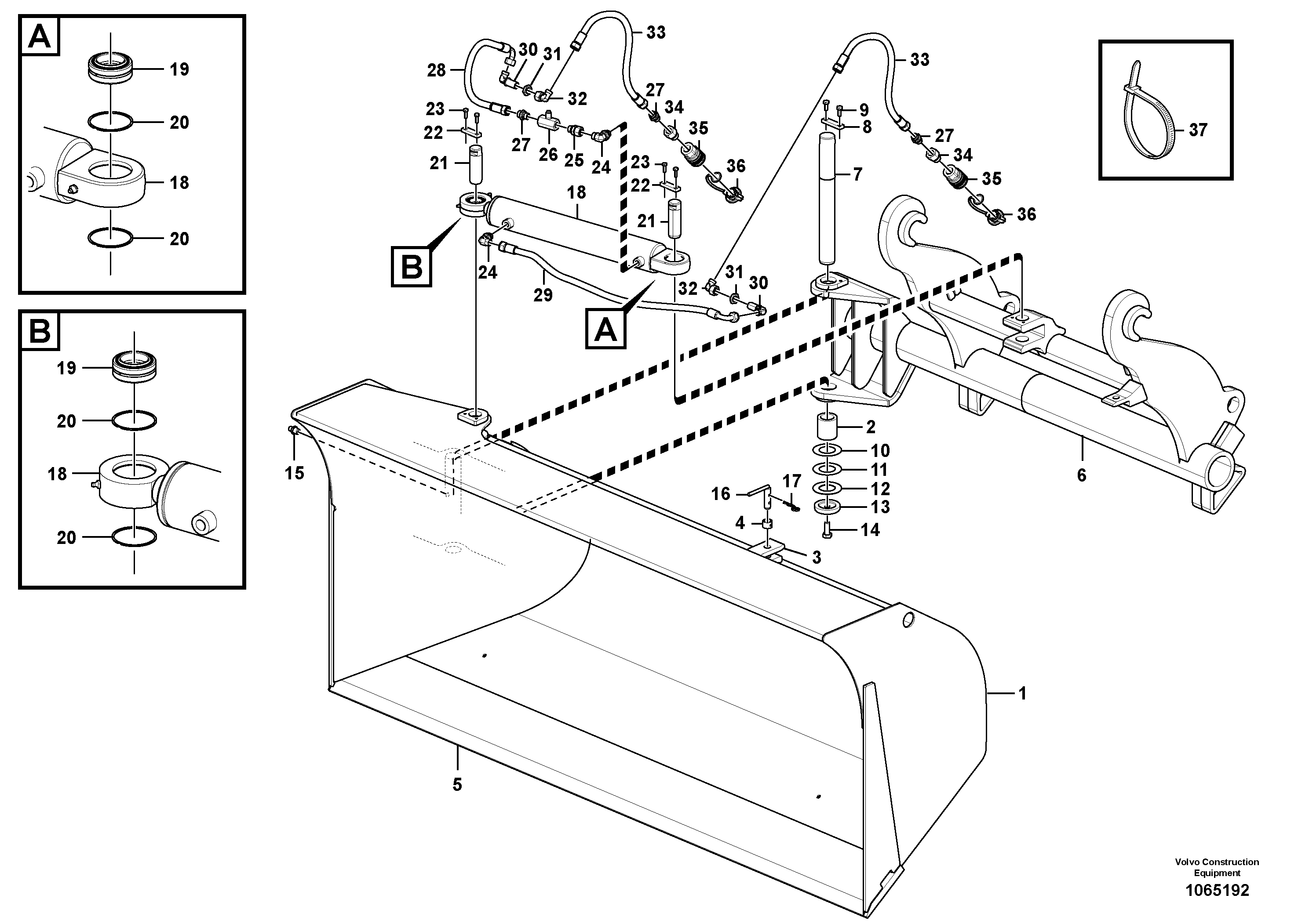 Cylinder liner kit VOE15639657 VOLVO