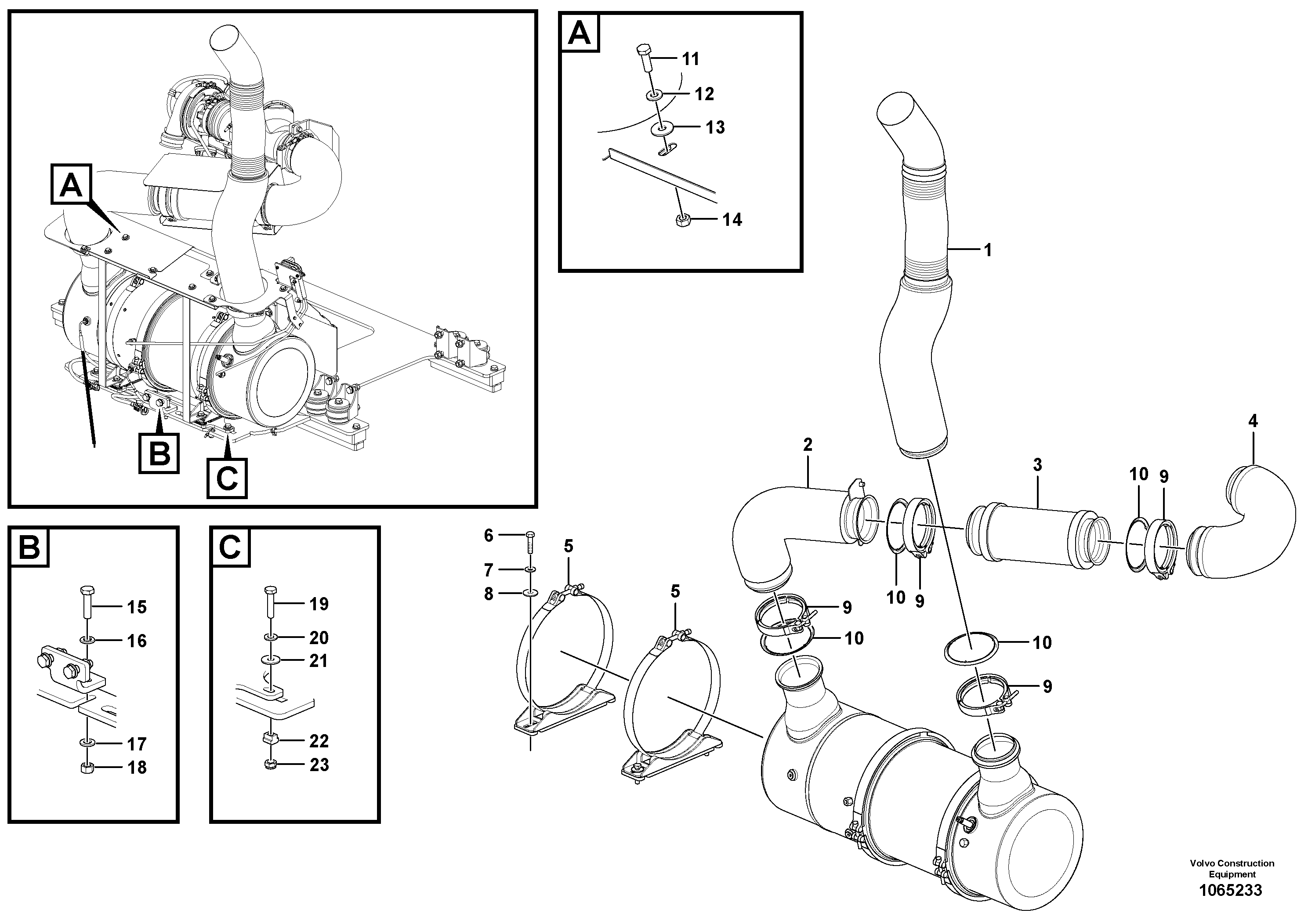 Seat frame VOE12759805 VOLVO