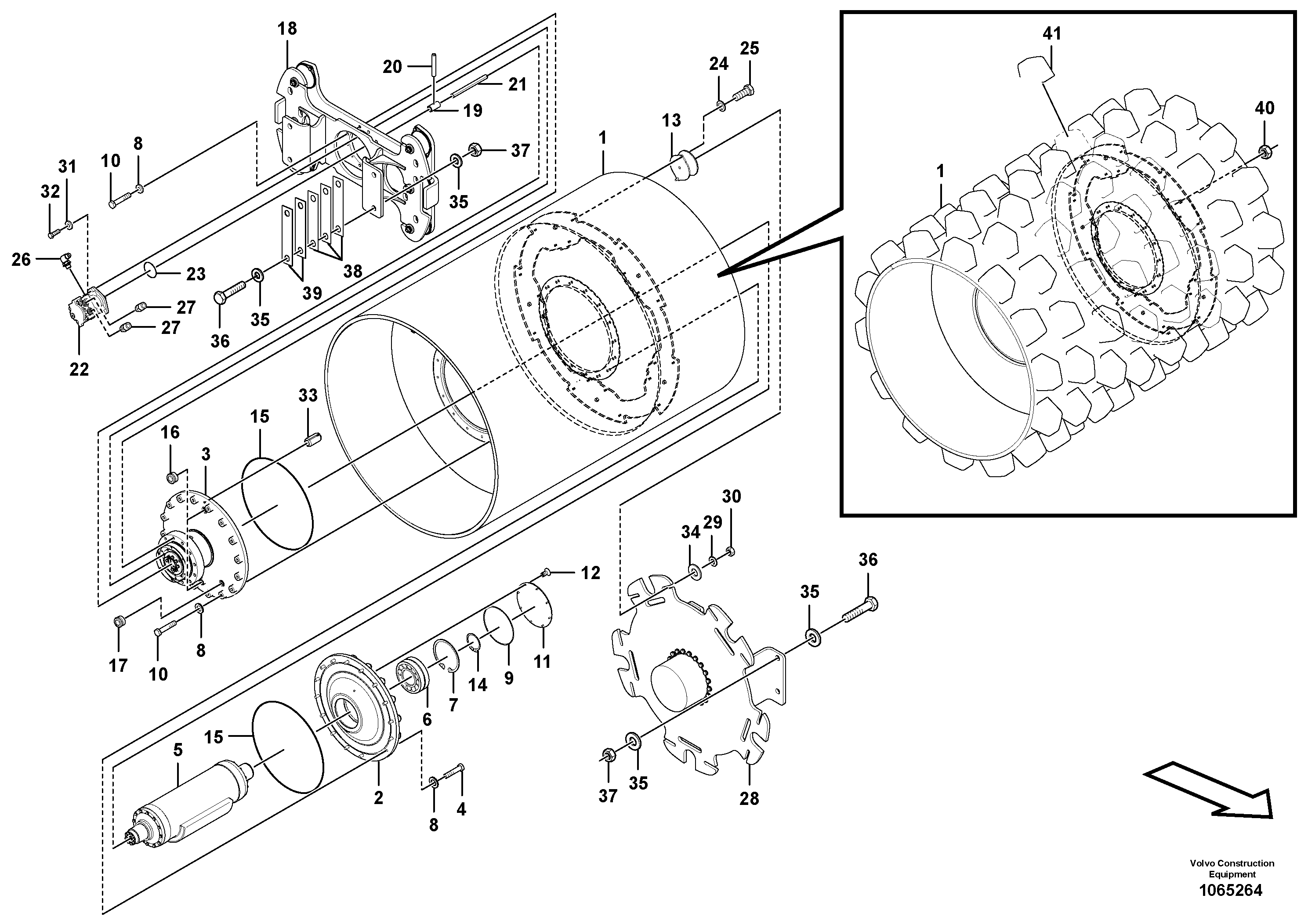 Mounting rail RM96726286 VOLVO