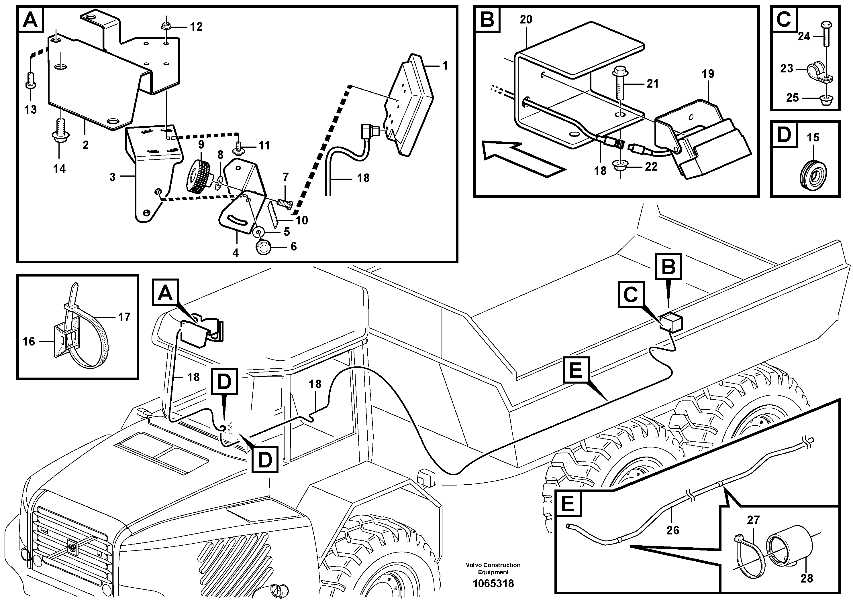 Protecting Hose VOE16804144 VOLVO