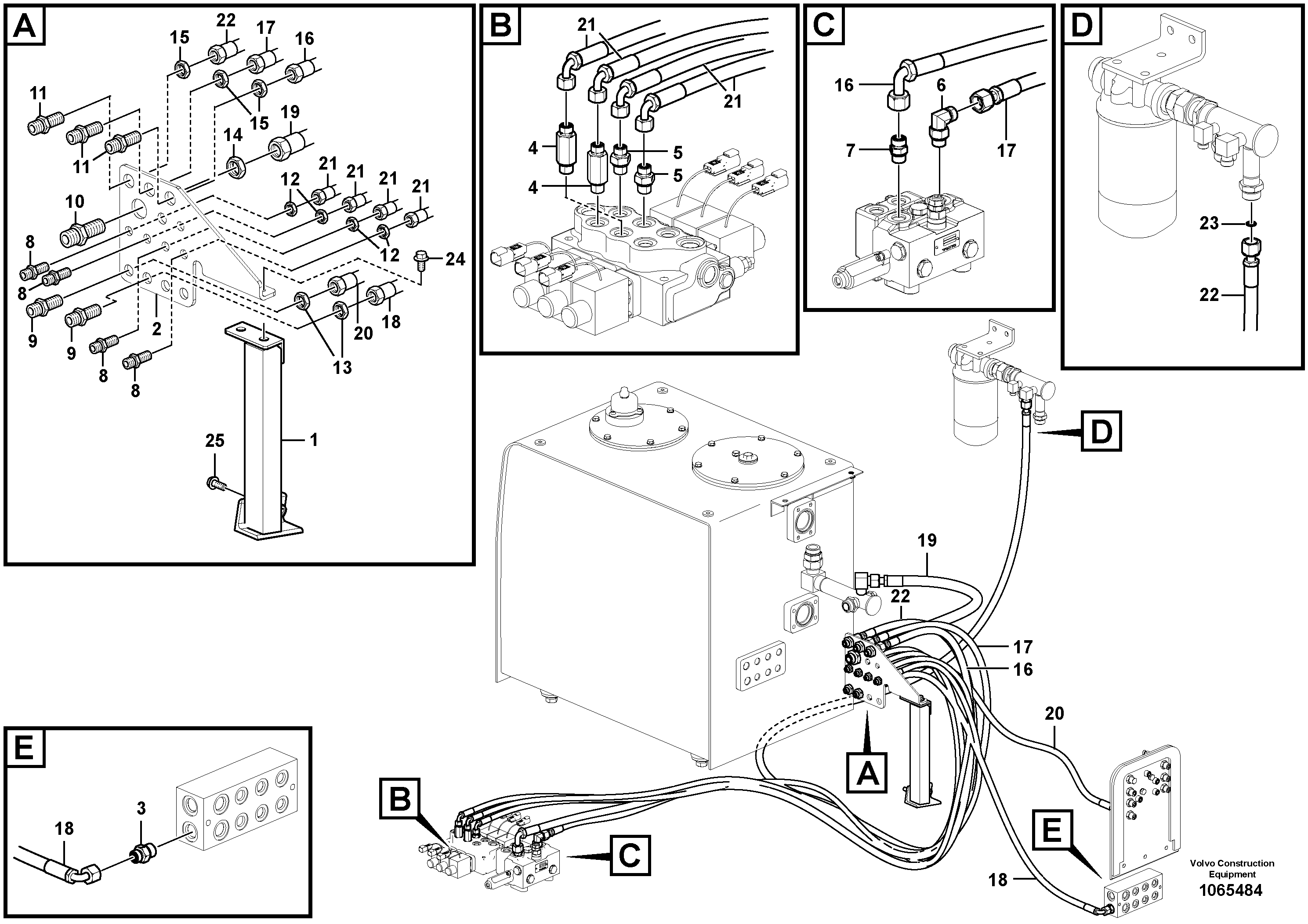 Timing gear casing VOE937673 VOLVO