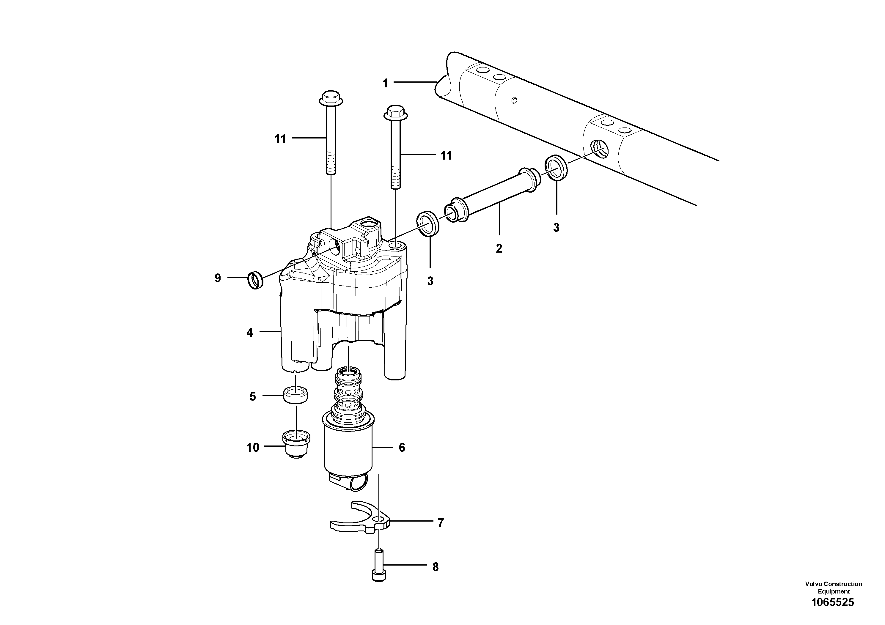 Shaft Guide VOE21596642 VOLVO