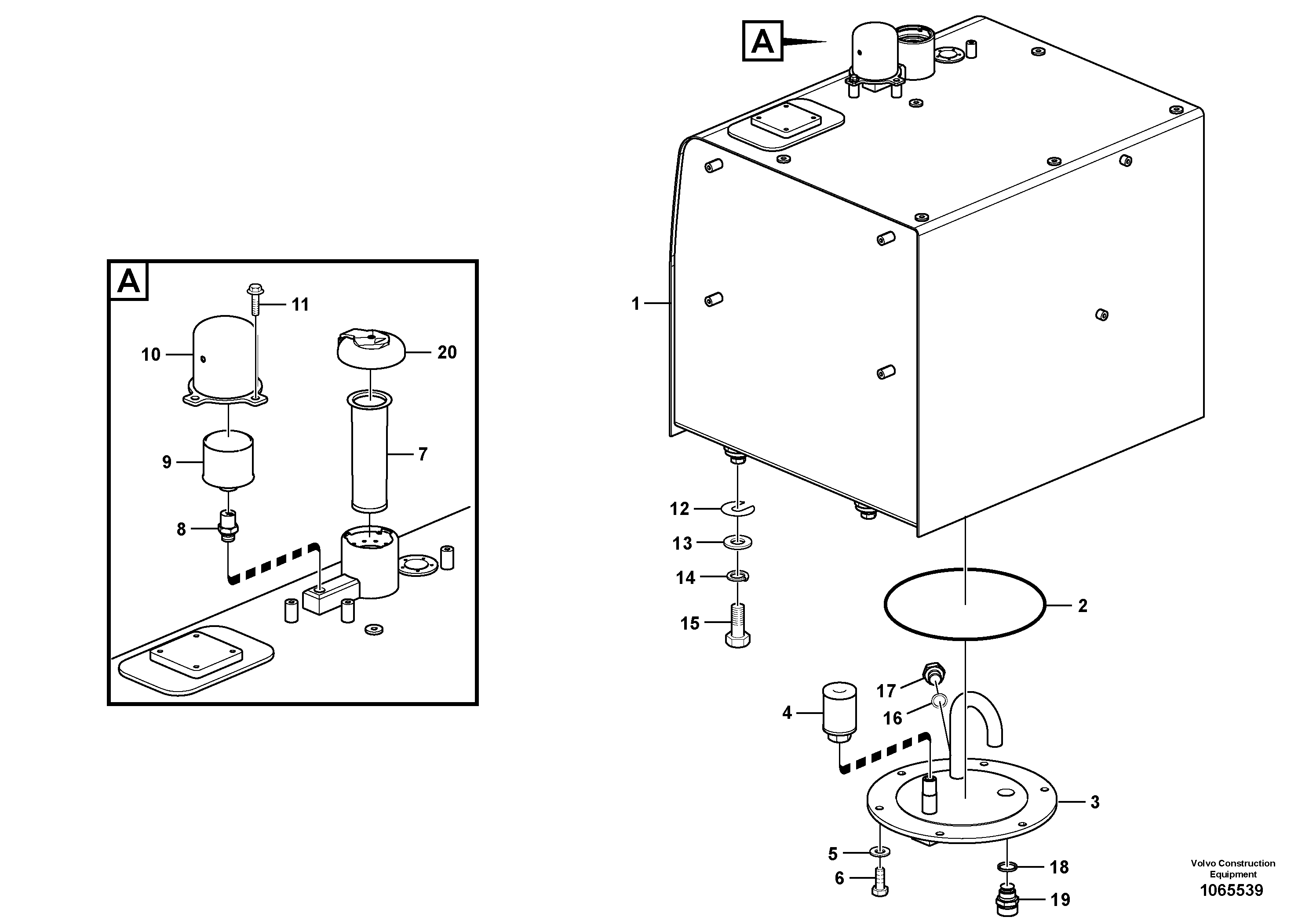 Coal Bucket VOE14639612 VOLVO