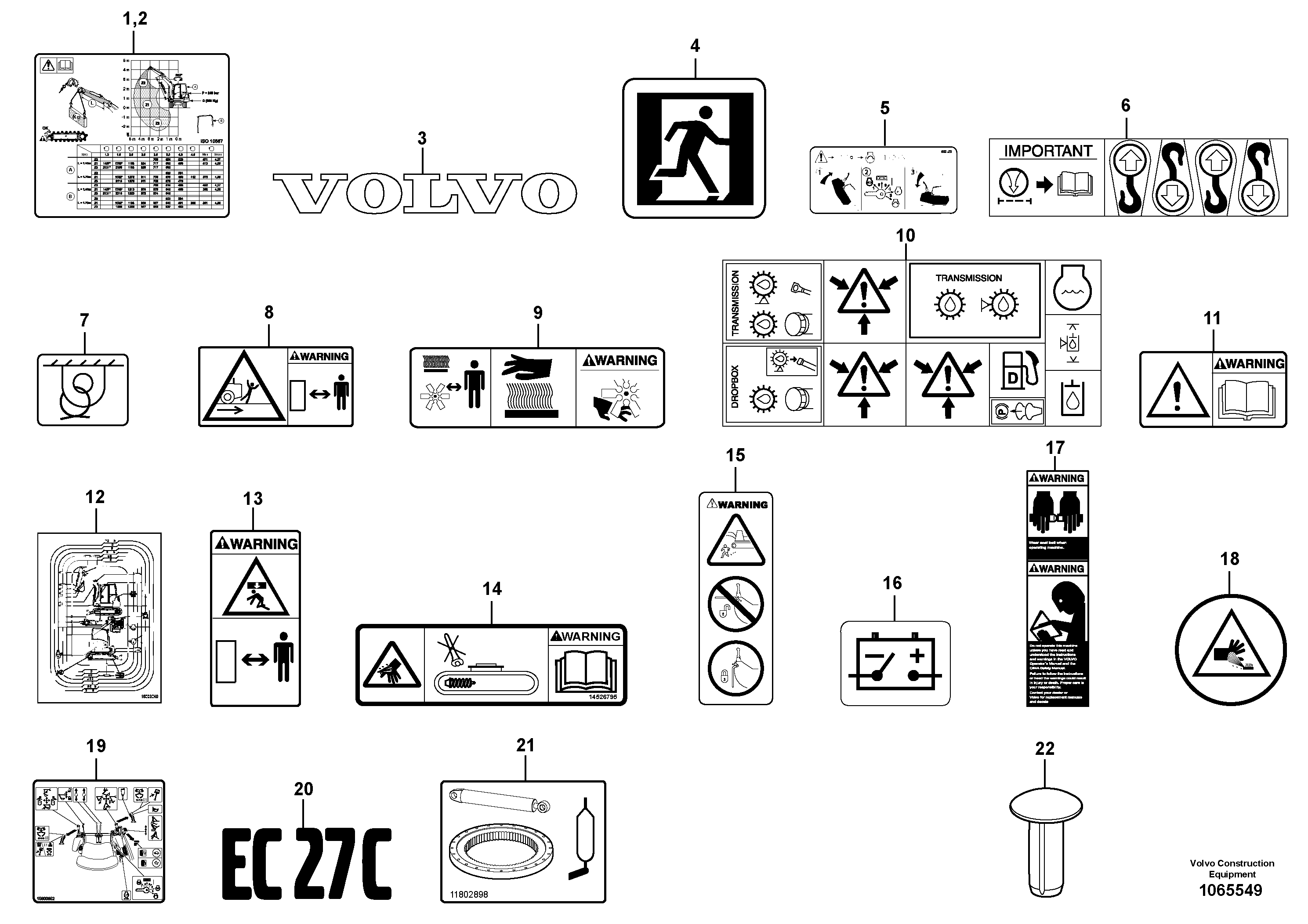 Cylinder Block VOE15616486 VOLVO