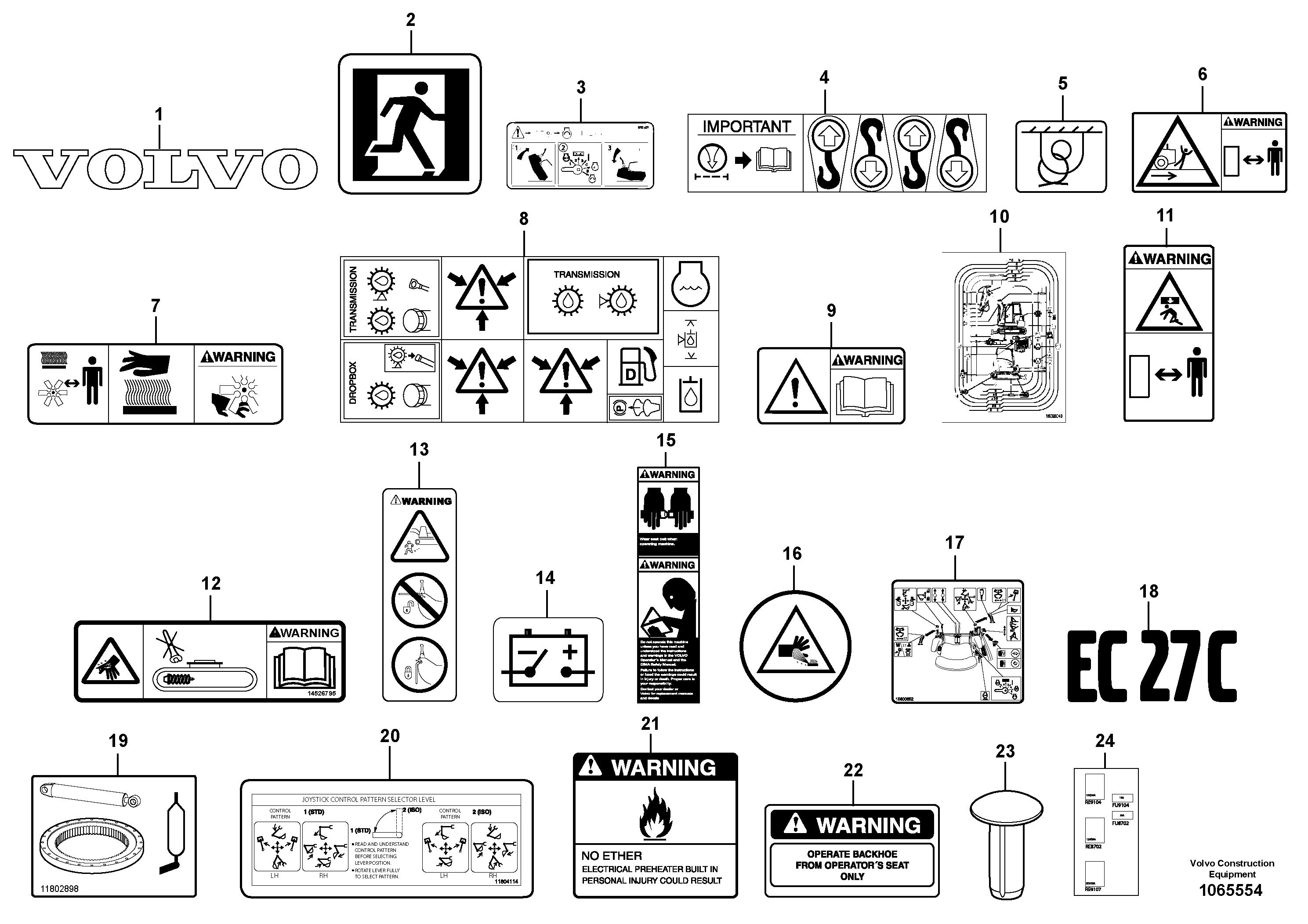 Adhesive Kit VOE15611094 VOLVO