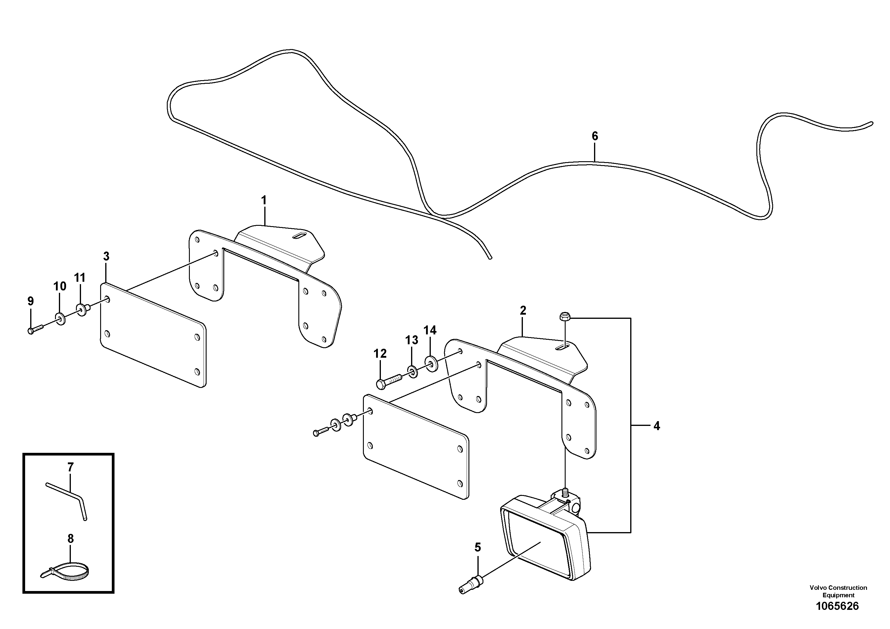 Alternator Bracket RM80877079 VOLVO