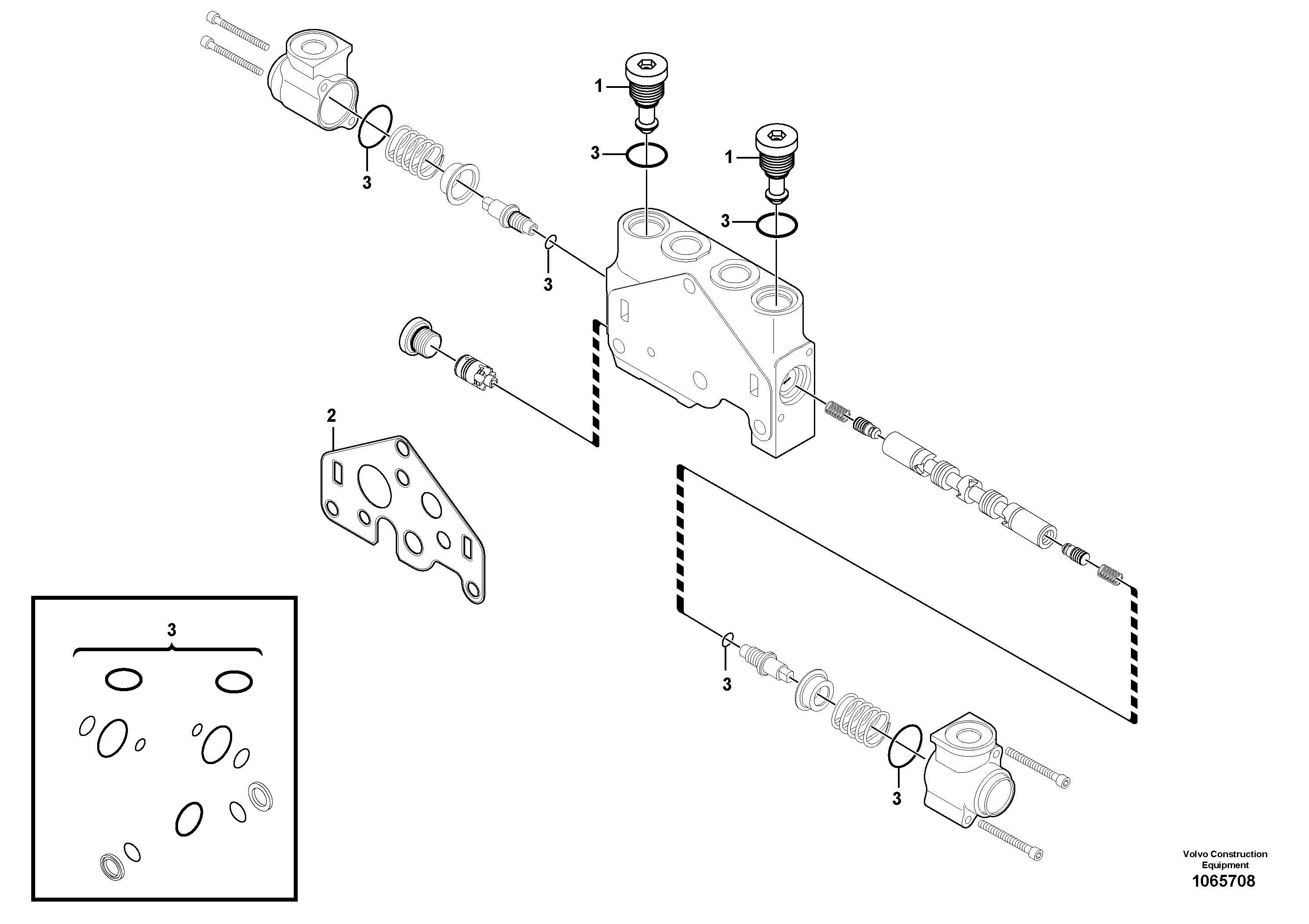 Водяной насос VOE17244698 VOLVO