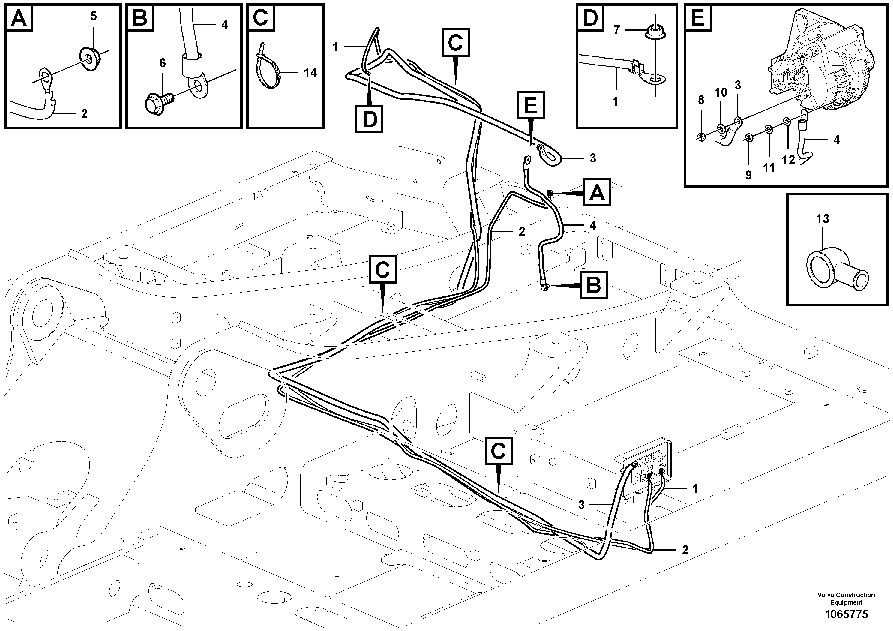 Radio Support RM/VOE14613152 VOLVO