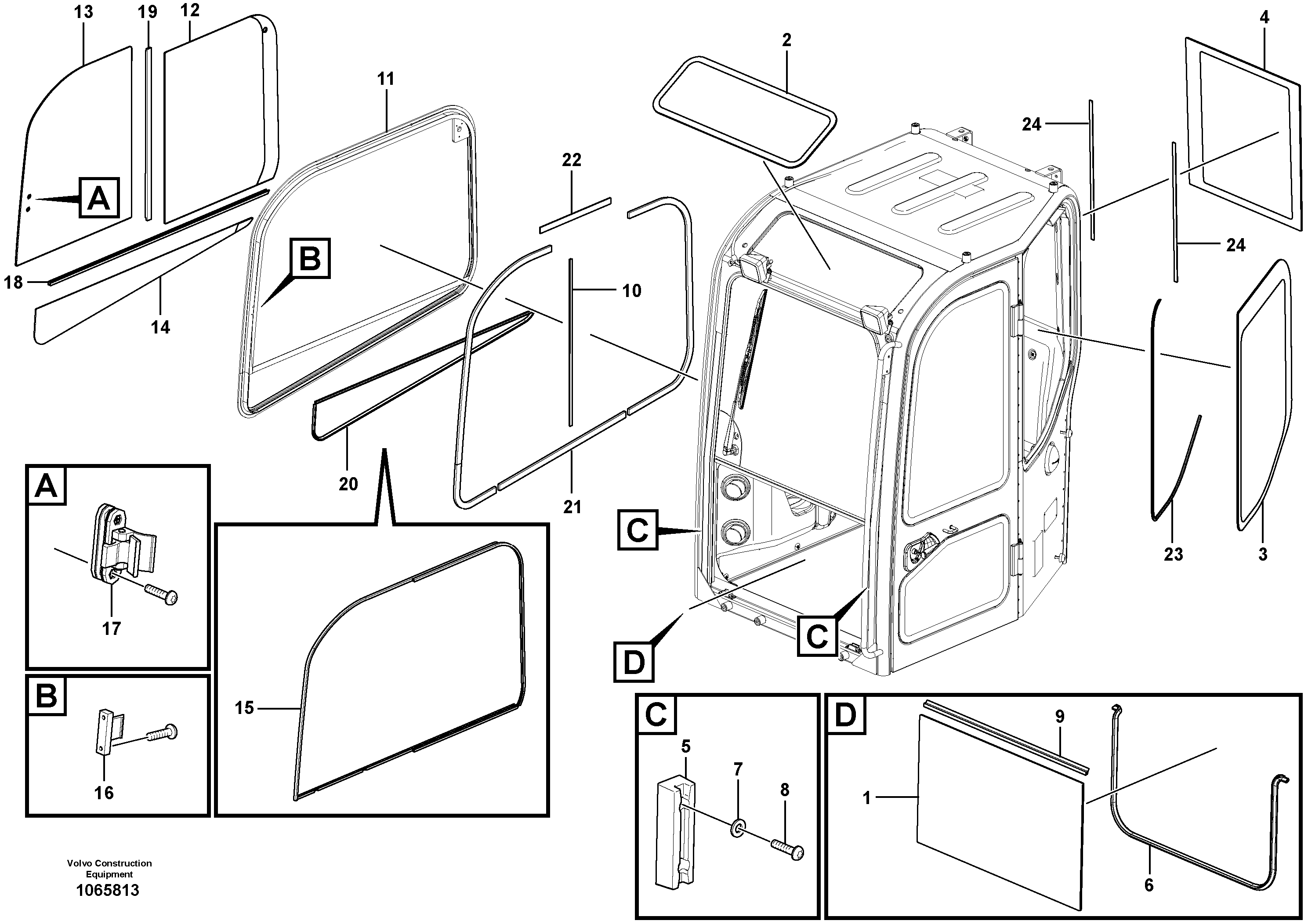 Cabin roof VOE14520253 VOLVO