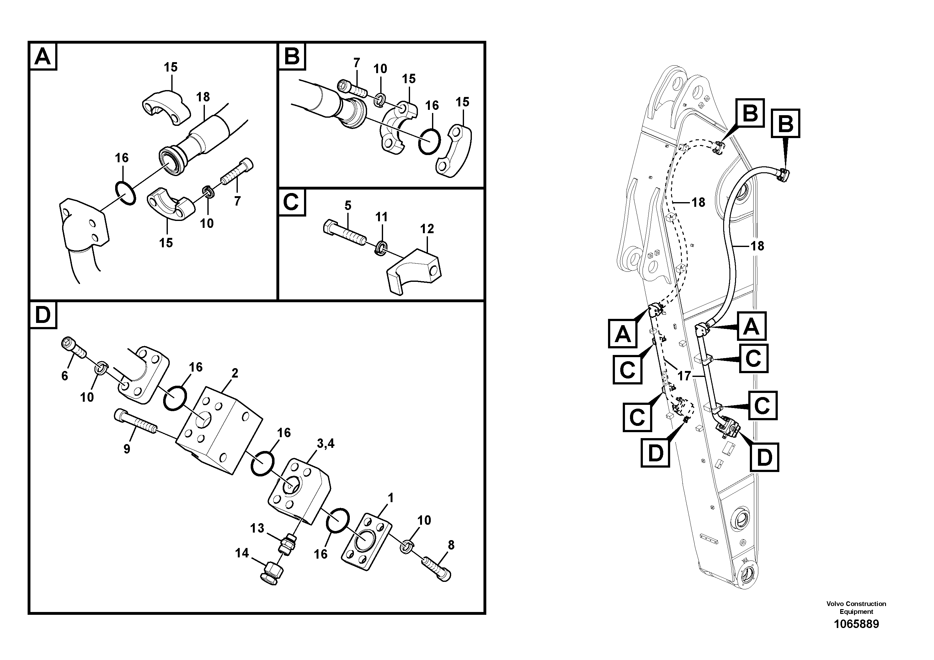 Washer VOE995925 VOLVO
