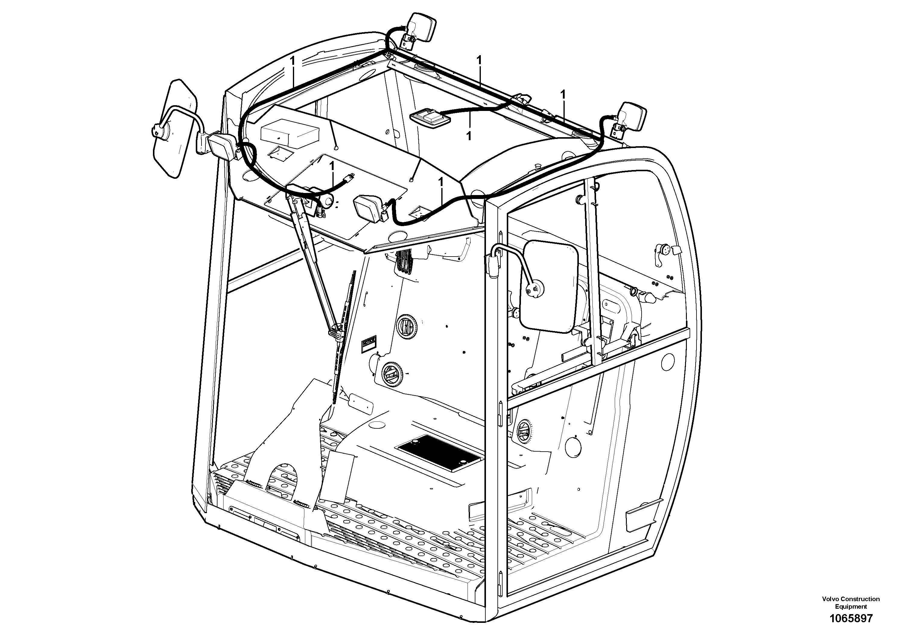 Wiring Harness VOE12762140 VOLVO